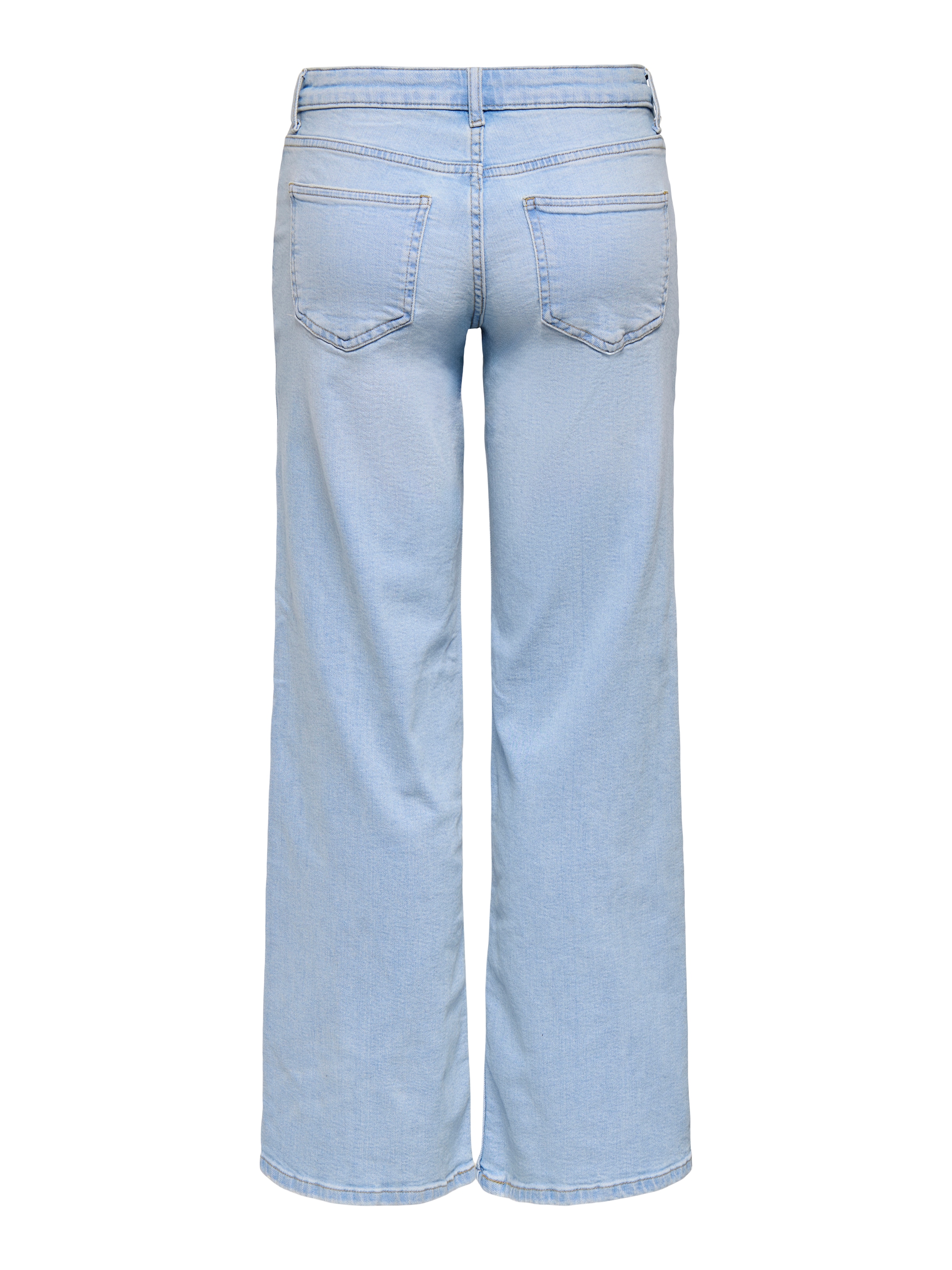 ONLY Low-rise-Jeans »ONLJUDY – Wide-Leg-Jeans mit niedriger Leibhöhe« unifarben, modisch, gerade, Denim, Eingrifftaschen