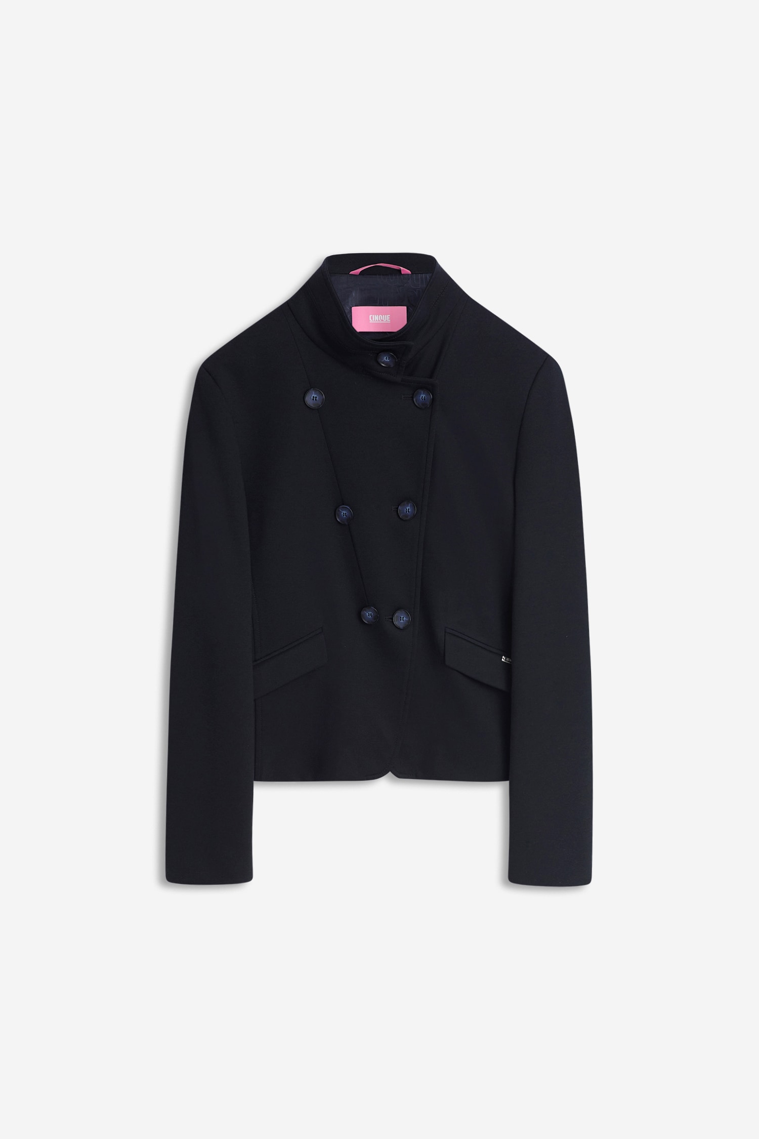 Cinque Kurzblazer »CILOKO« Stehkragen, taillierter Schnitt, elastischer Materialmix