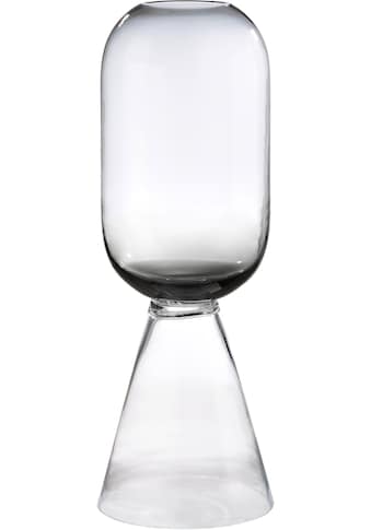 GILDE Bodenwindlicht »Luxo«, (1 St.), aus Glas, kann auch als Blumenvase verwendet werden kaufen