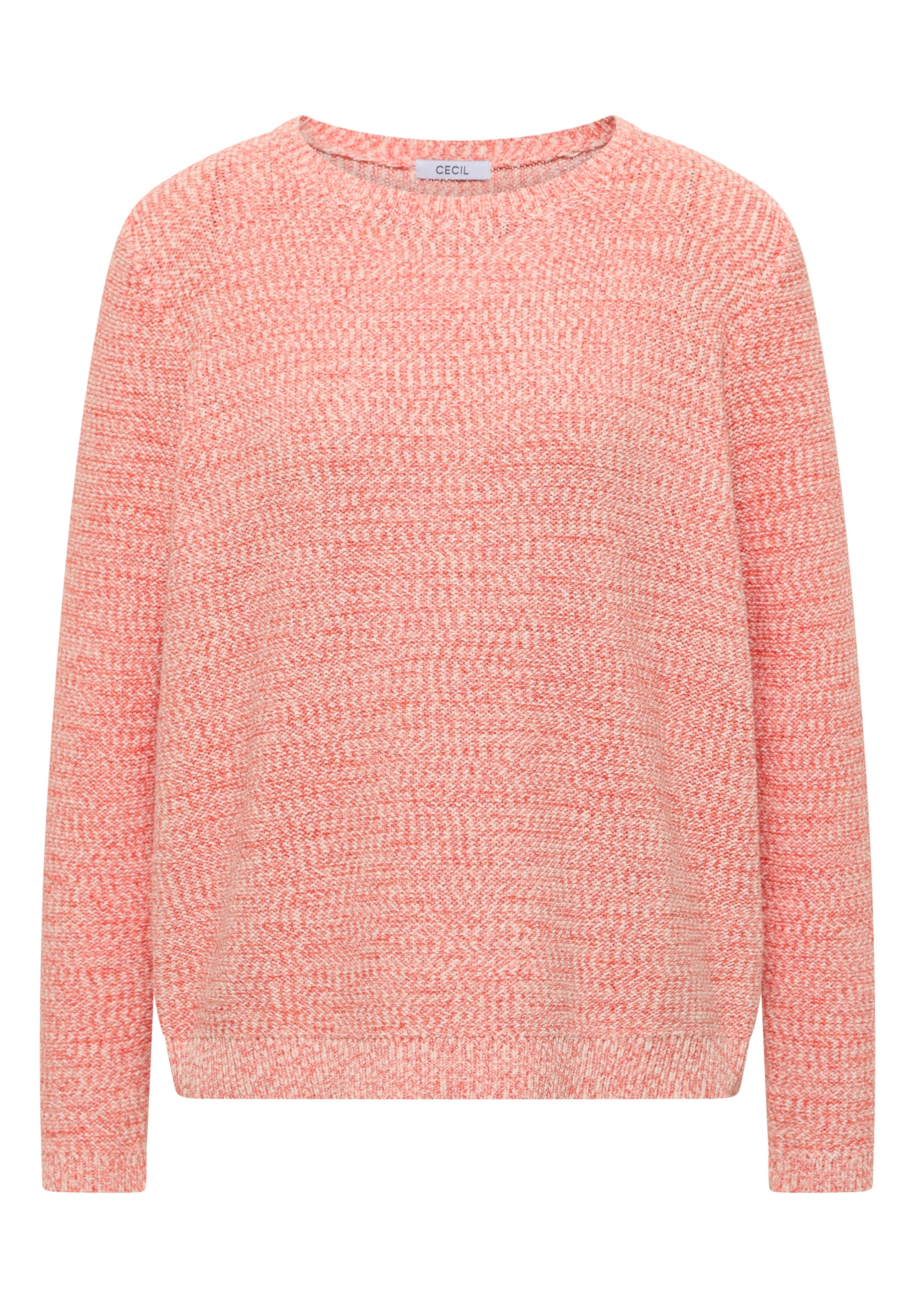 Cecil Strickpullover meliert, mit Rundhals