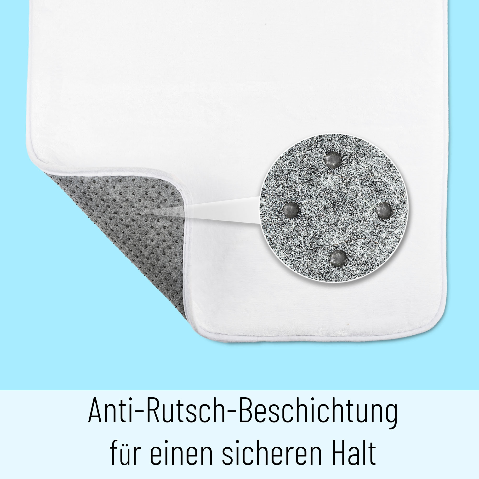 Sanilo Schaum-Badematte »Delphin Korallen«, Memory Schaum-rutschhemmend beschichtet, fußbodenheizungsgeeignet-schnell trocknend-strapazierfähig, super weich, kräftige Farben, rutschhemmend, waschbar, Ø80cm