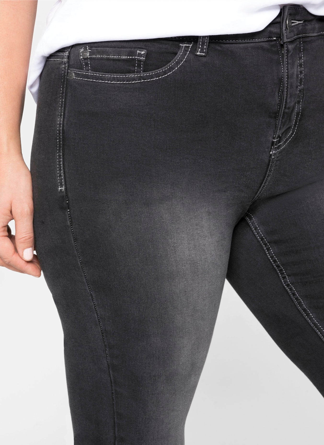 Sheego Stretch-Jeans, (1 tlg.)