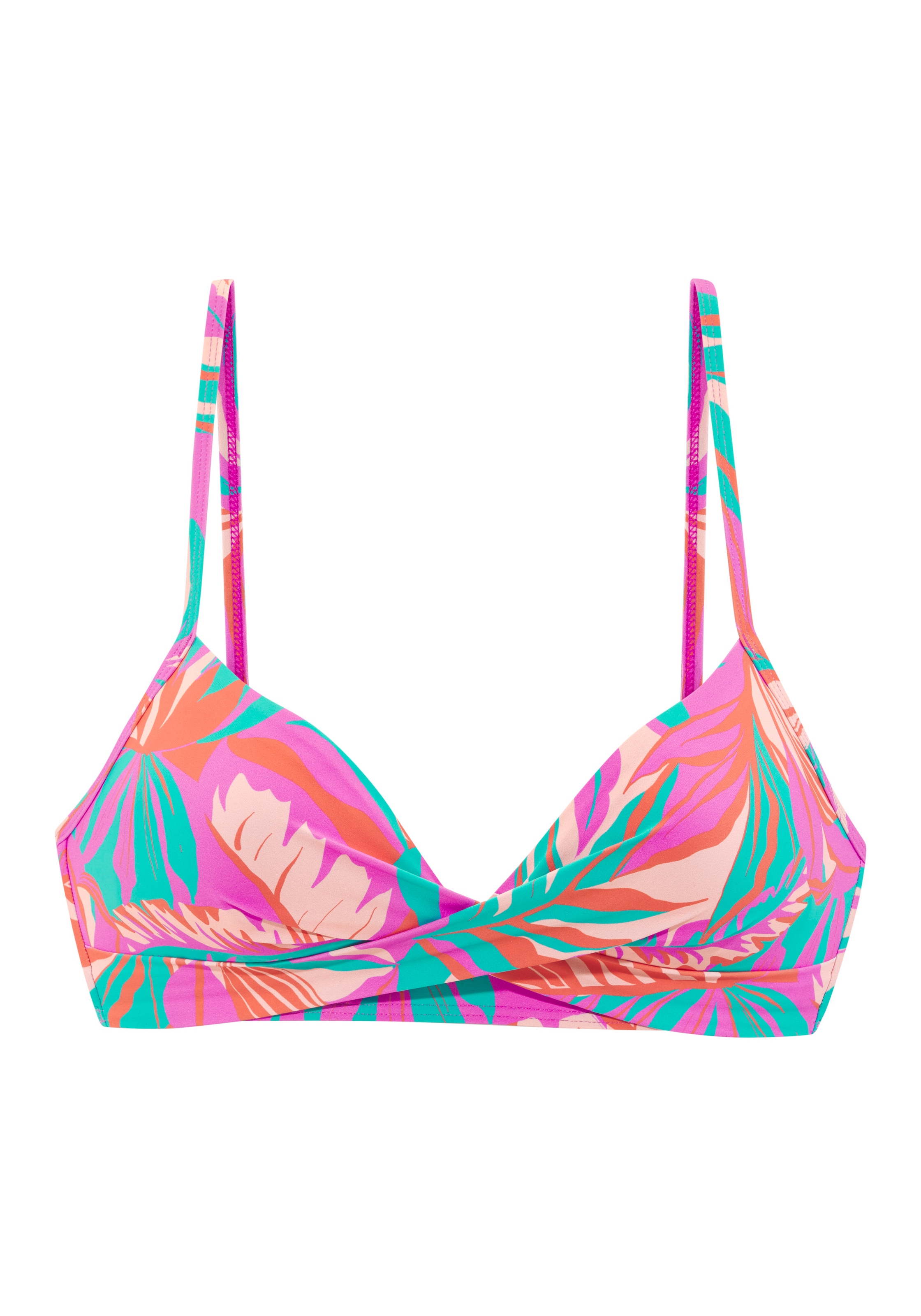 Sunseeker Triangel-Bikini-Top »Minka« mit tropischem Blätterprint