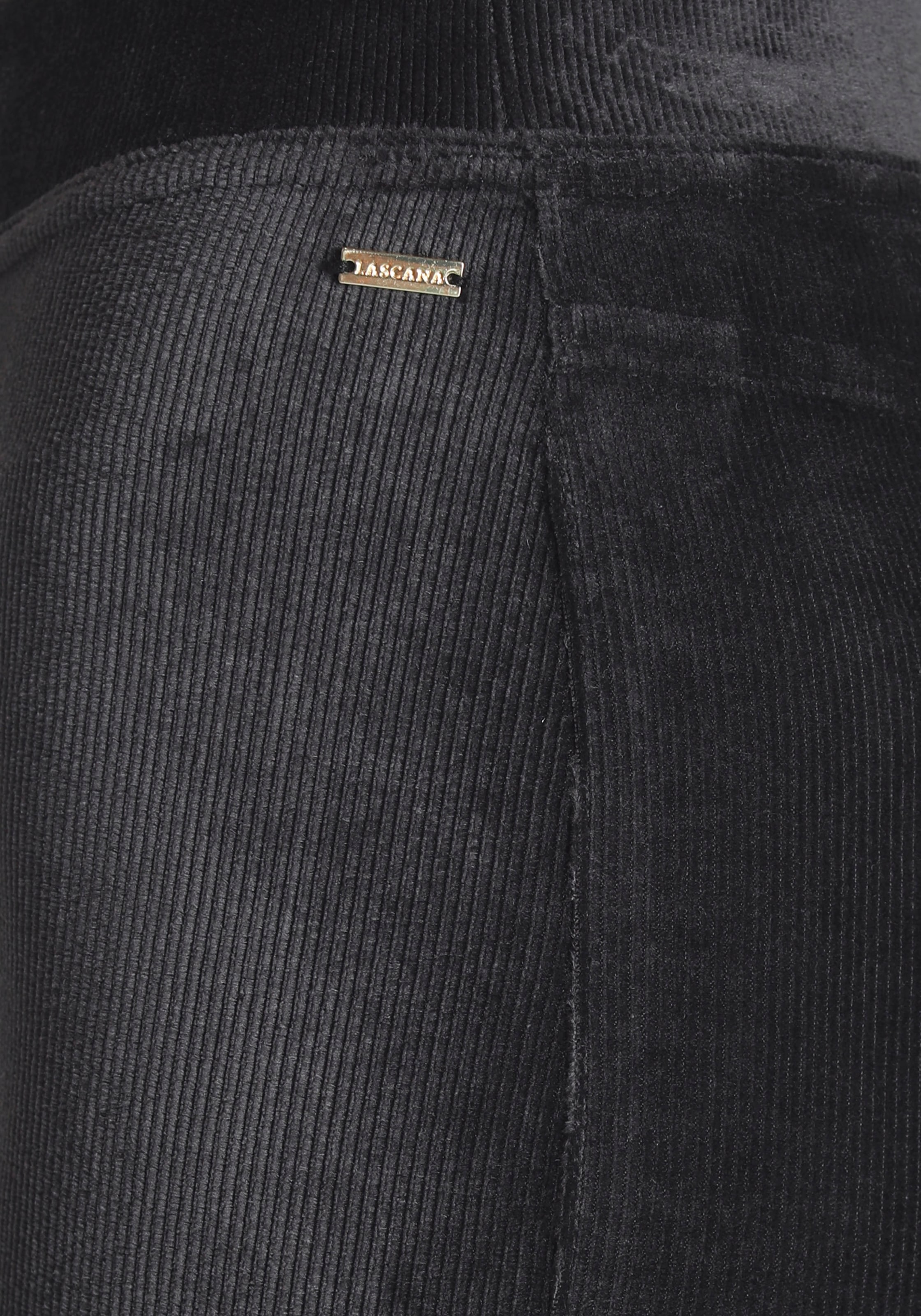 LASCANA Leggings, aus weichem Material in Cord-Optik, Loungewear