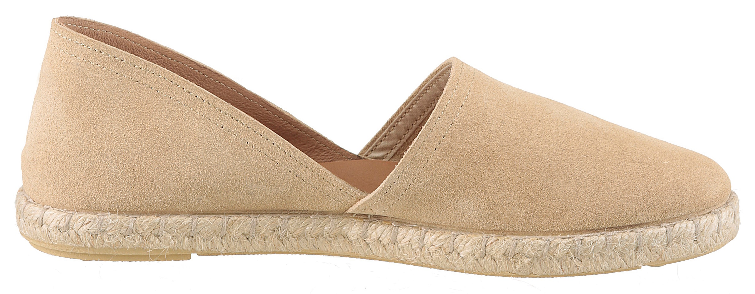 VERBENAS Espadrille »CARMEN SERRAJE«, Schlupfschuh, Sommerschuh, Loafer mit typischem Jute-Rahmen