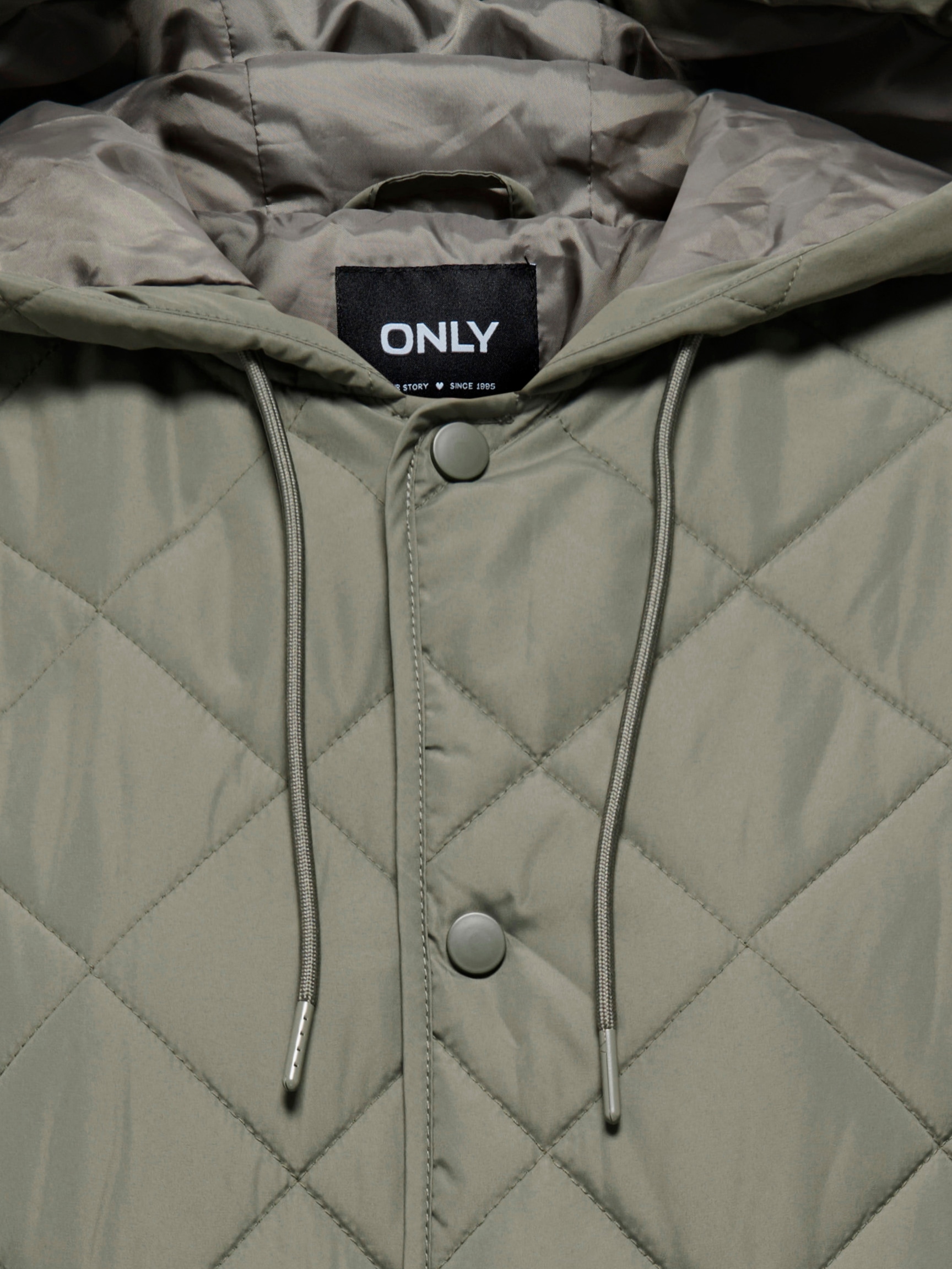 ONLY Steppjacke »ONLJULIET QUILTED HOOD JACKET NOOS OTW« mit Kapuze Kunstfaser
