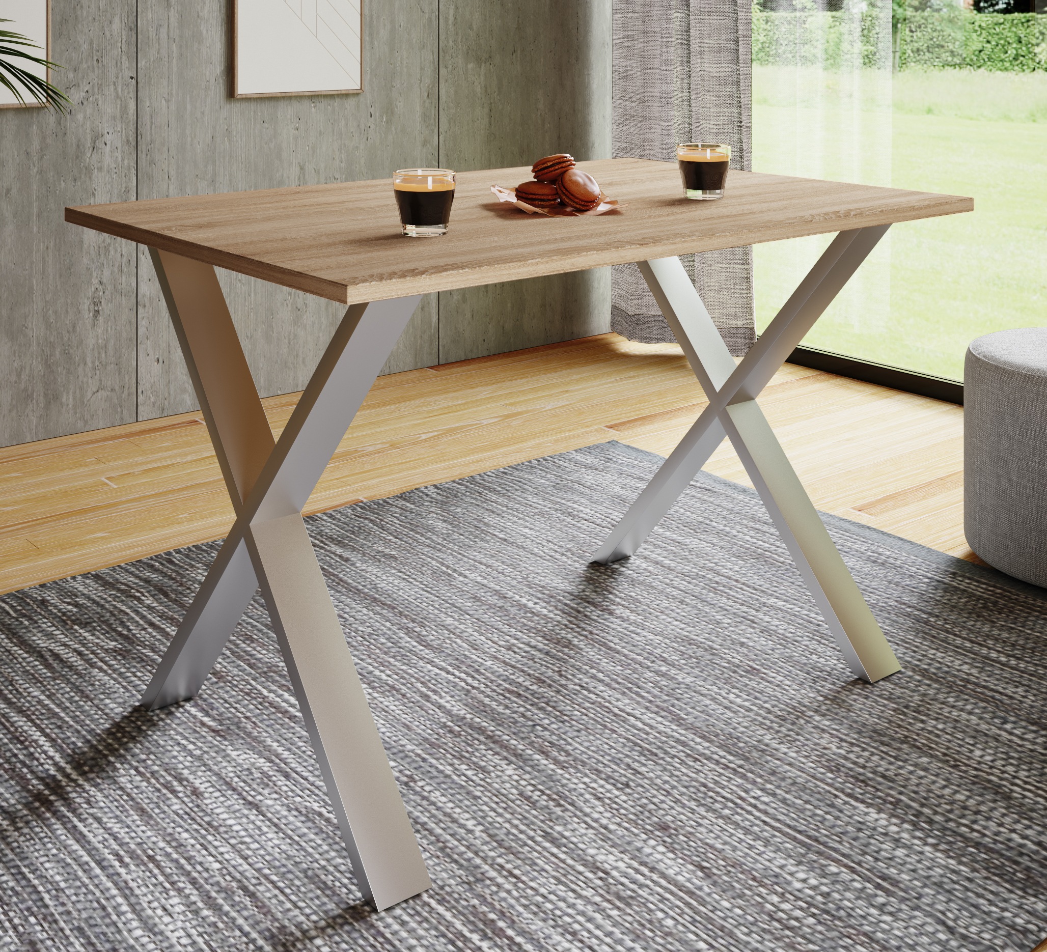 VCM Esstisch »Premium Holz Esstisch Küchentisch Xona X« 1 Stk. tlg.