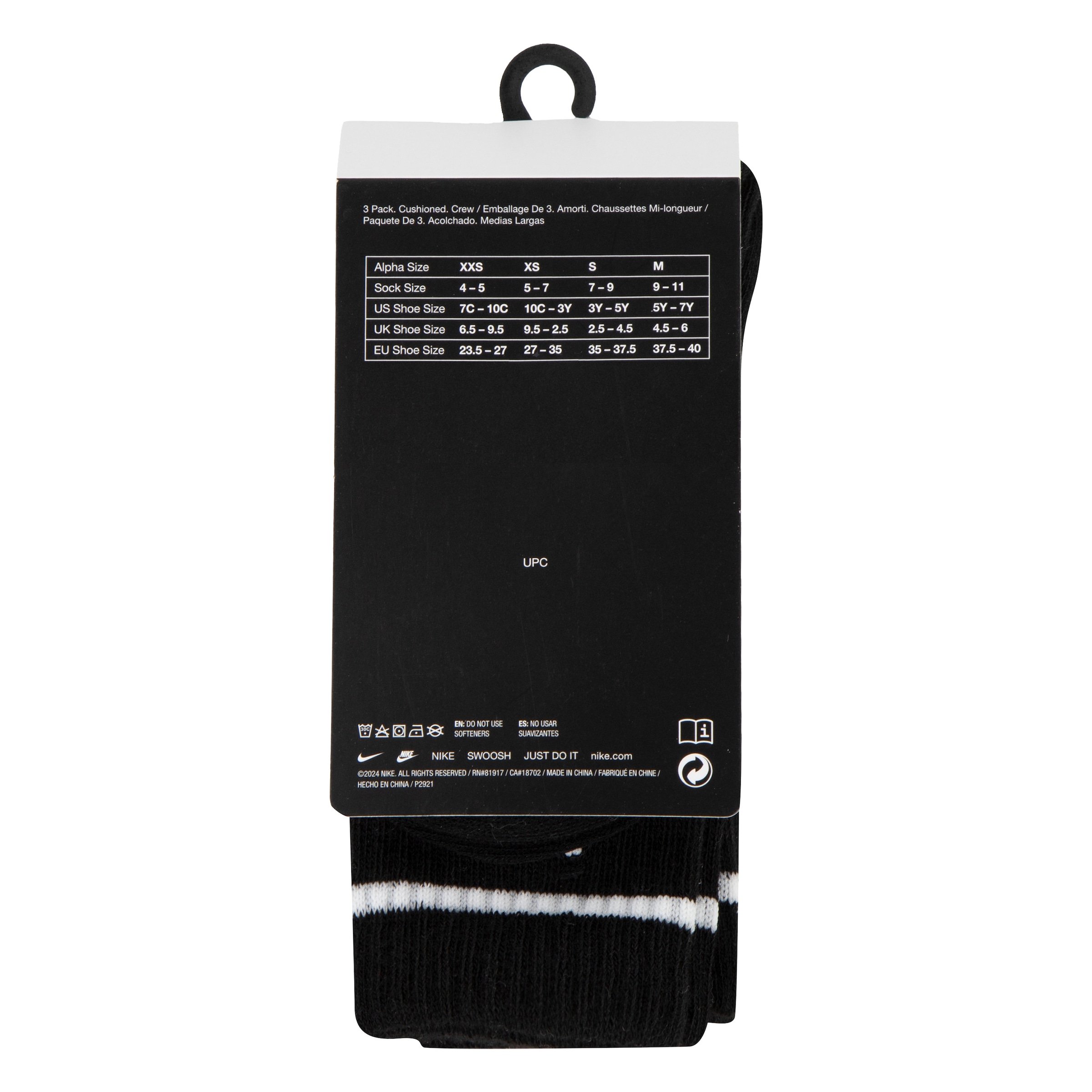 Nike Sportswear Socken »NHN 3PK NIKE FUTURA SOCK« 3 Paar tlg. für Kinder, im praktischen 3er-Pack, mit Elasthan-Anteil