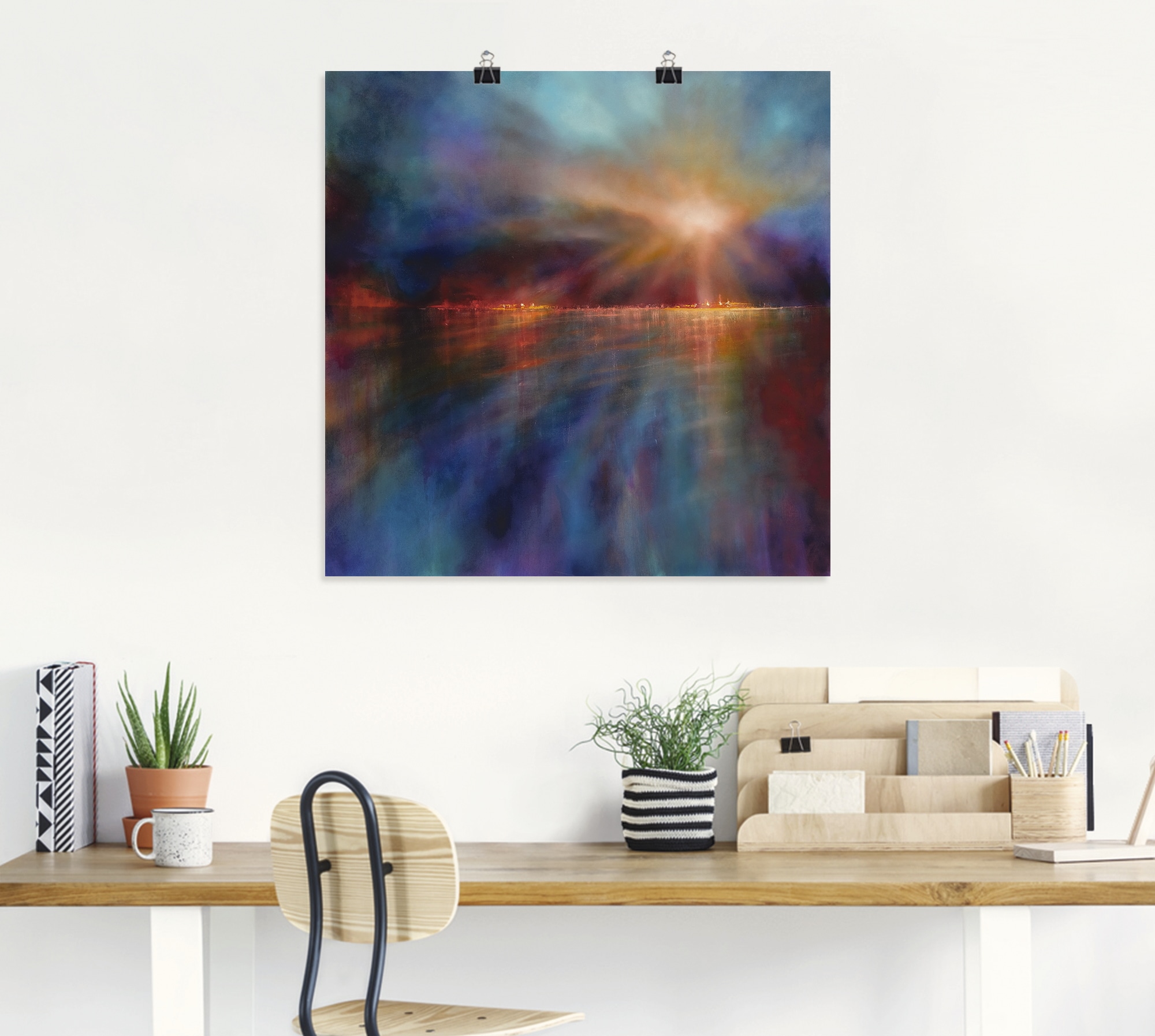 Artland Wandbild »Ein neuer Morgen«, Gewässer, (1 St.), als Leinwandbild, Poster in verschied. Größen