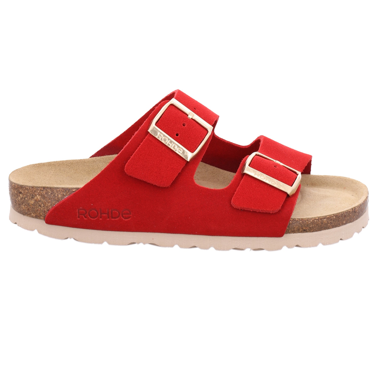 Rohde Pantolette »ALBA«  Sommerschuh, Hausschuh, Zweischnaller, Strandschuh mit Softfußbett