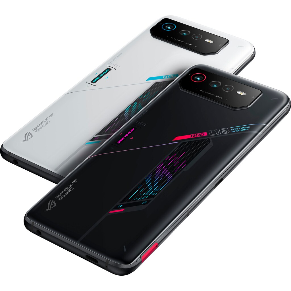 Asus Smartphone »ROG Phone 6«, Storm White, 17,22 cm/6,78 Zoll, 256 GB Speicherplatz, 50 MP Kamera