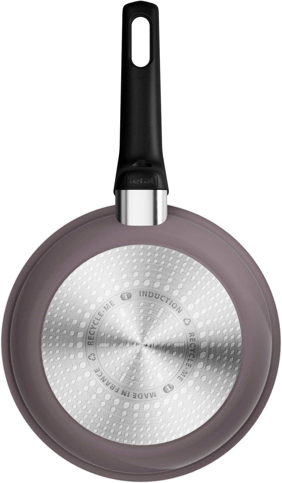 Tefal Bratpfanne »Ceramic Control Grey« Aluminium 1 tlg. Keramikbeschichtung, Induktion, Thermo-Signal Temperaturanzeiger