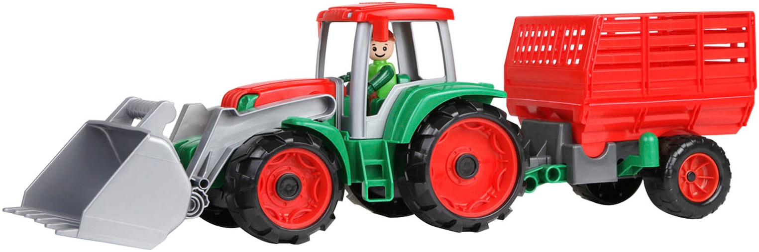 Lena® Spielzeug-Traktor »TRUXX Traktor«, mit Heuanhänger; inkl. Spielfigur; Made in Europe