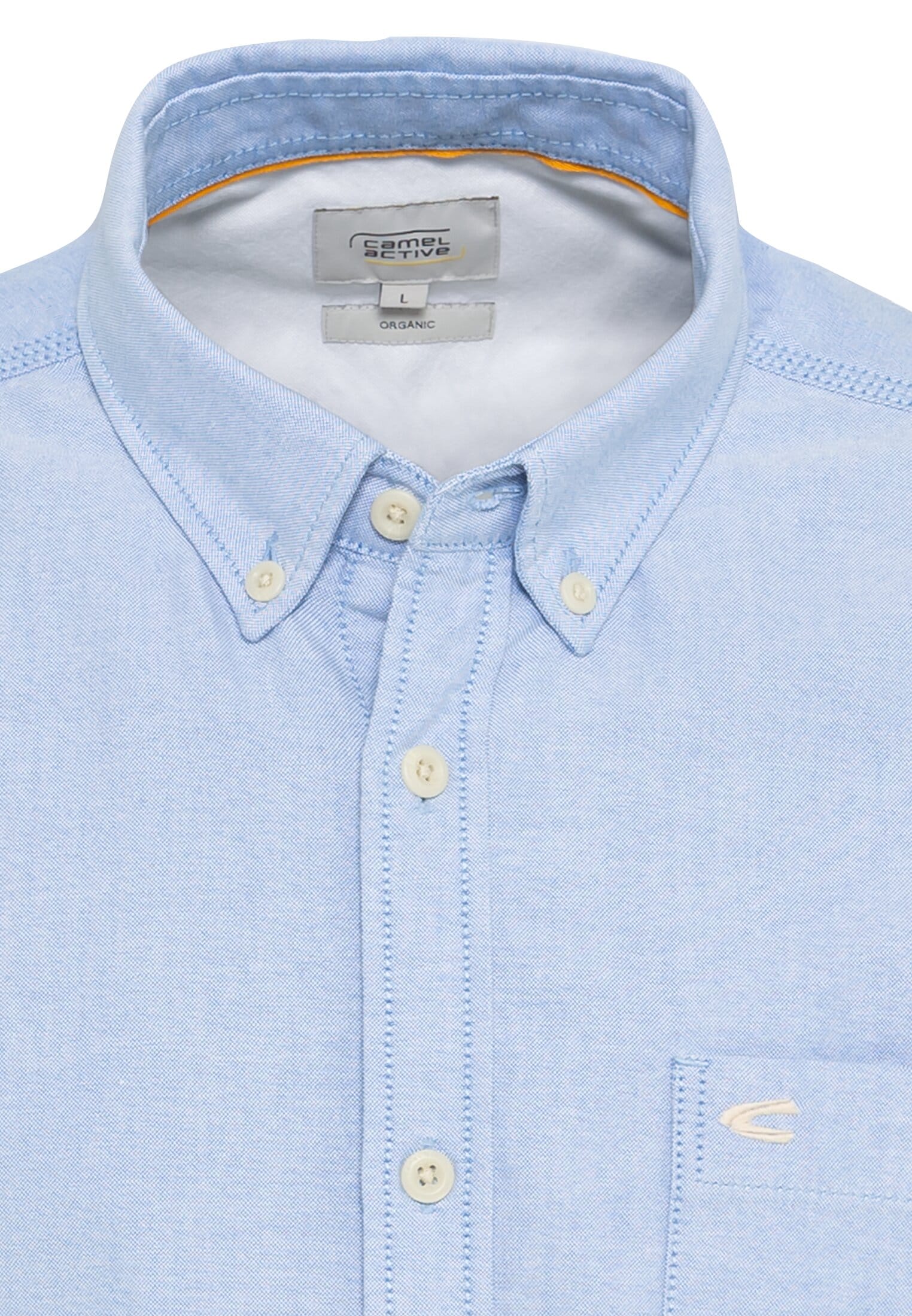 camel active Langarmhemd, mit Button-Down-Kragen