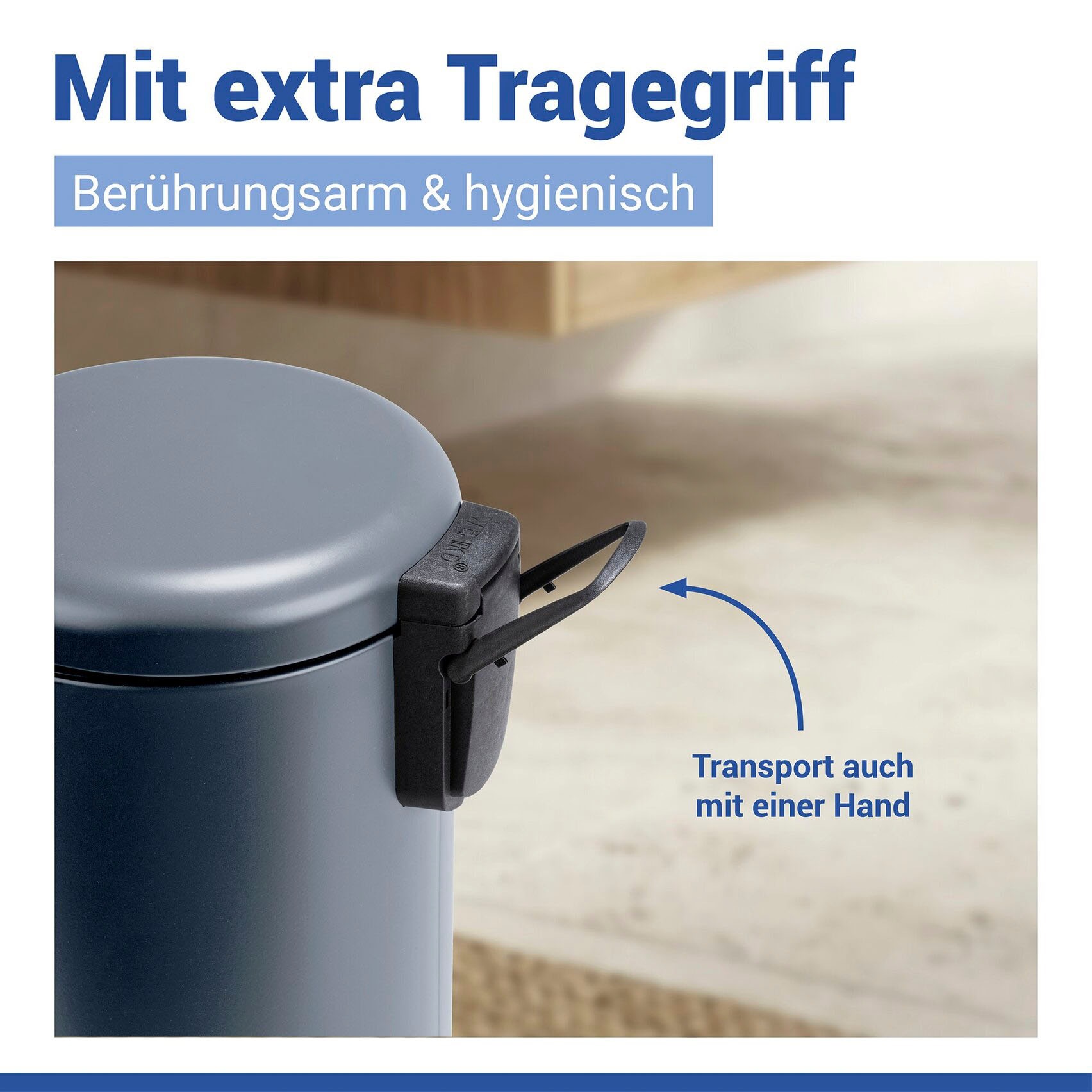 WENKO Kosmetikeimer »Leman« 3 Liter, BxTxH: 17x22,5x25 cm
