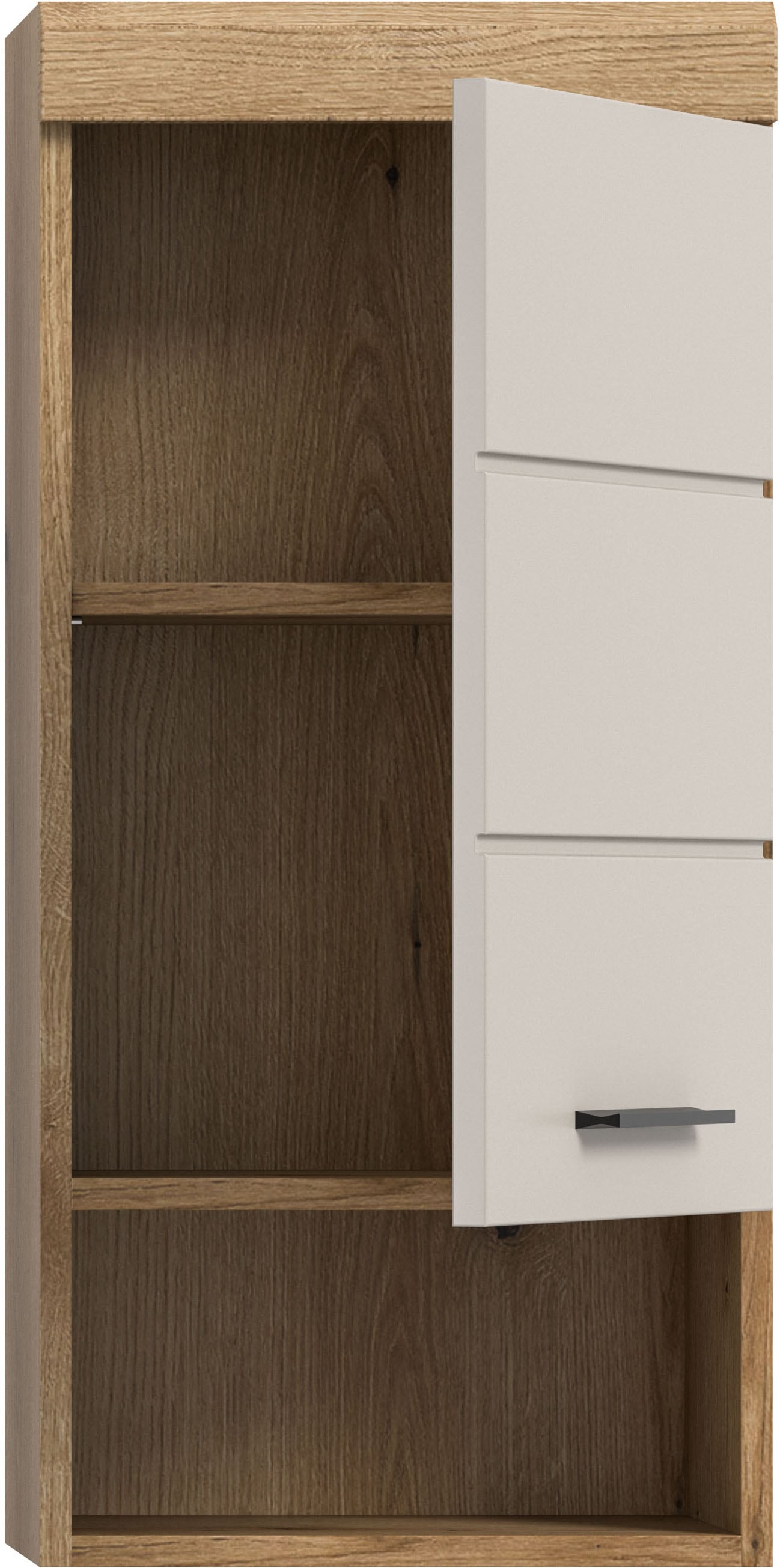 welltime Hängeschrank »SIENA, Breite 37cm, 1 Tür, 1 offenes Fächer, 1 Einlegeboden, MDF-Front« TOPSELLER!, 1 Stk. tlg. in verschiedenen Farben erhältlich, Badmöbel, Badschrank, Schrank, Bad