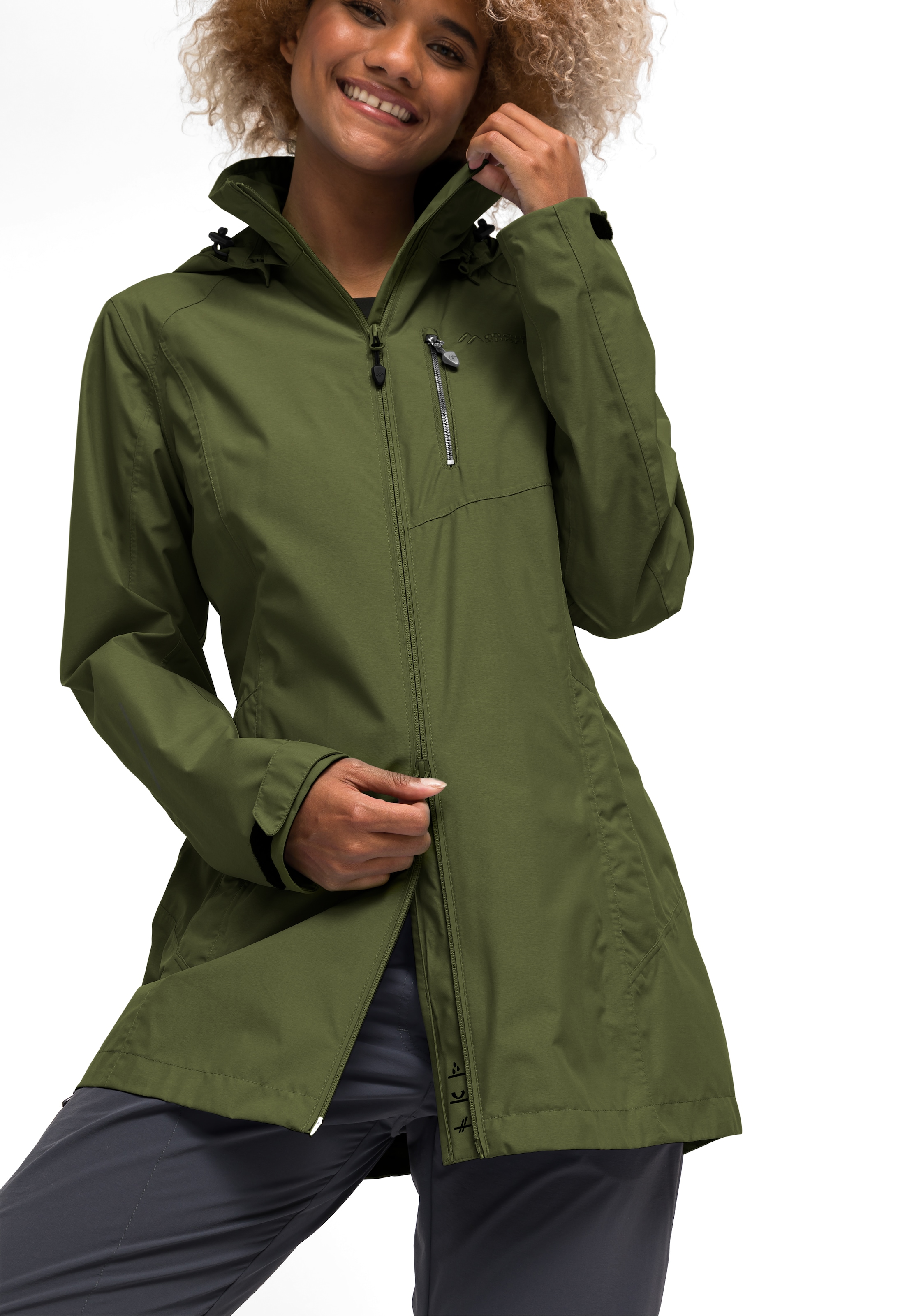 Maier Sports Funktionsjacke »Perdura Coat Mantel bei bestellen OTTO vollem online W«, mit Wetterschutz Modischer