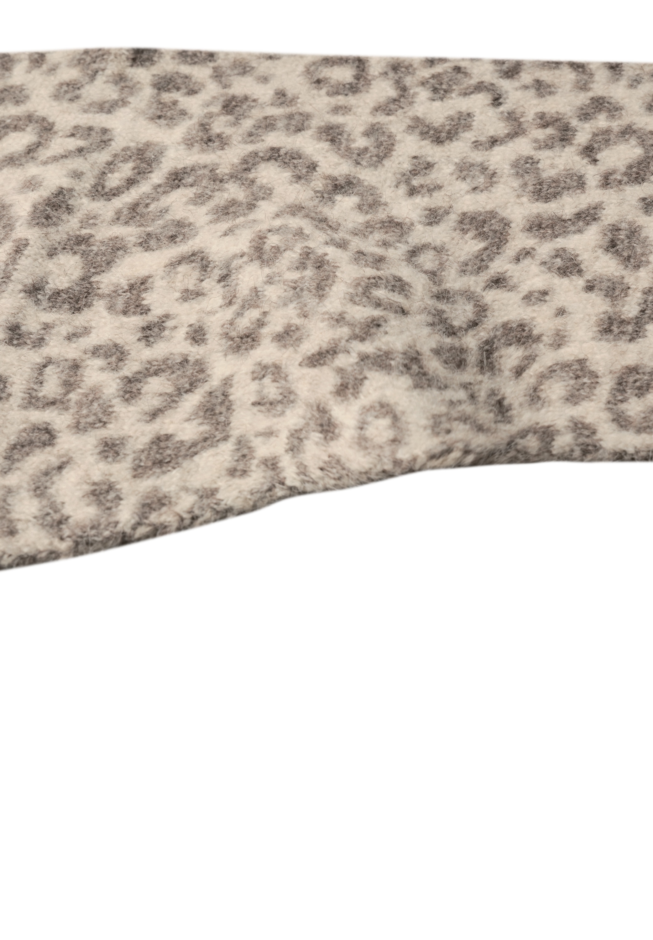 STREET ONE Dreieckstuch Jacquard Dreiecksschal mit Leo-Muster