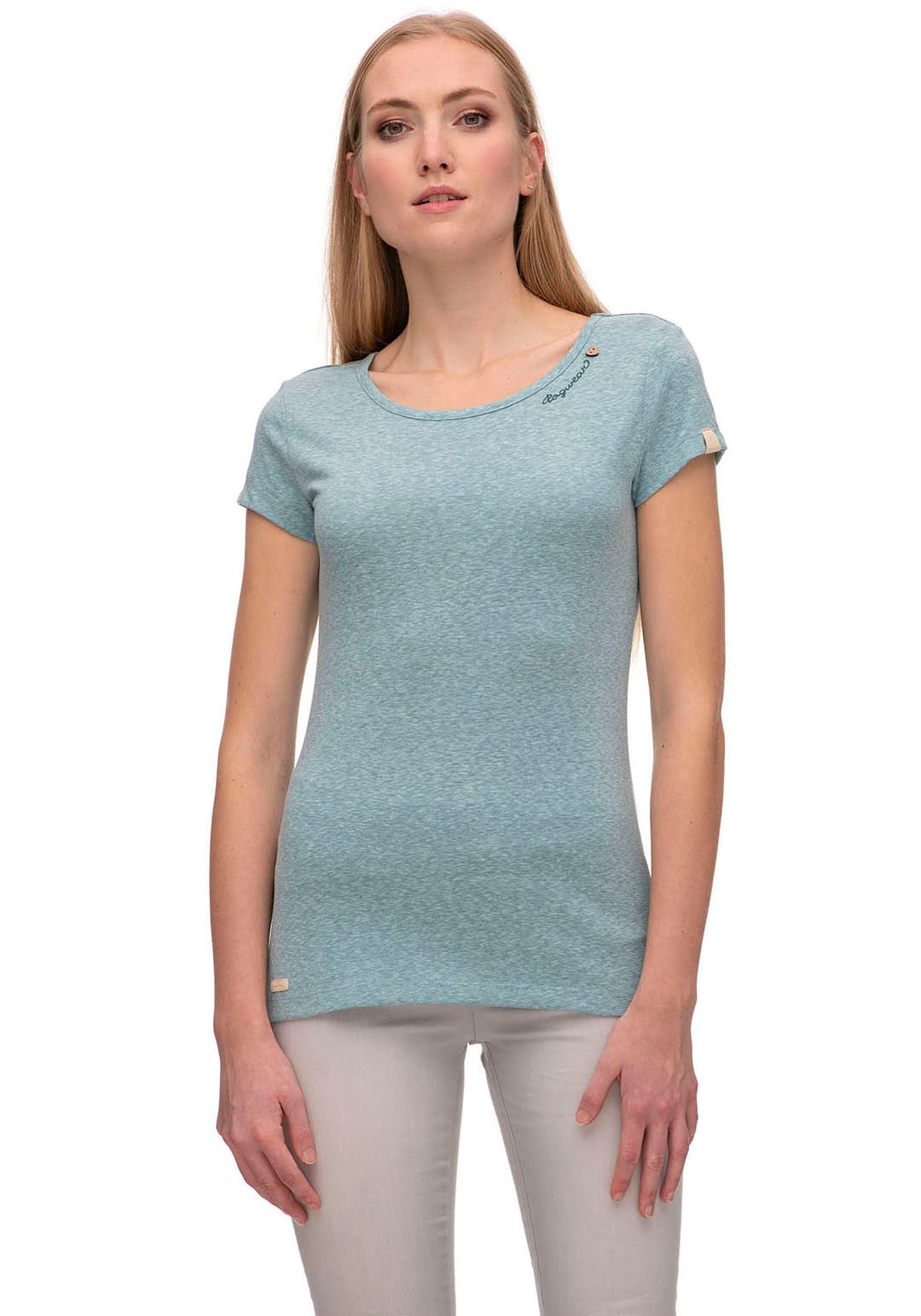 Ragwear Rundhalsshirt »Shirt MINTT«, T-Shirt in Melange Optik im OTTO  Online Shop