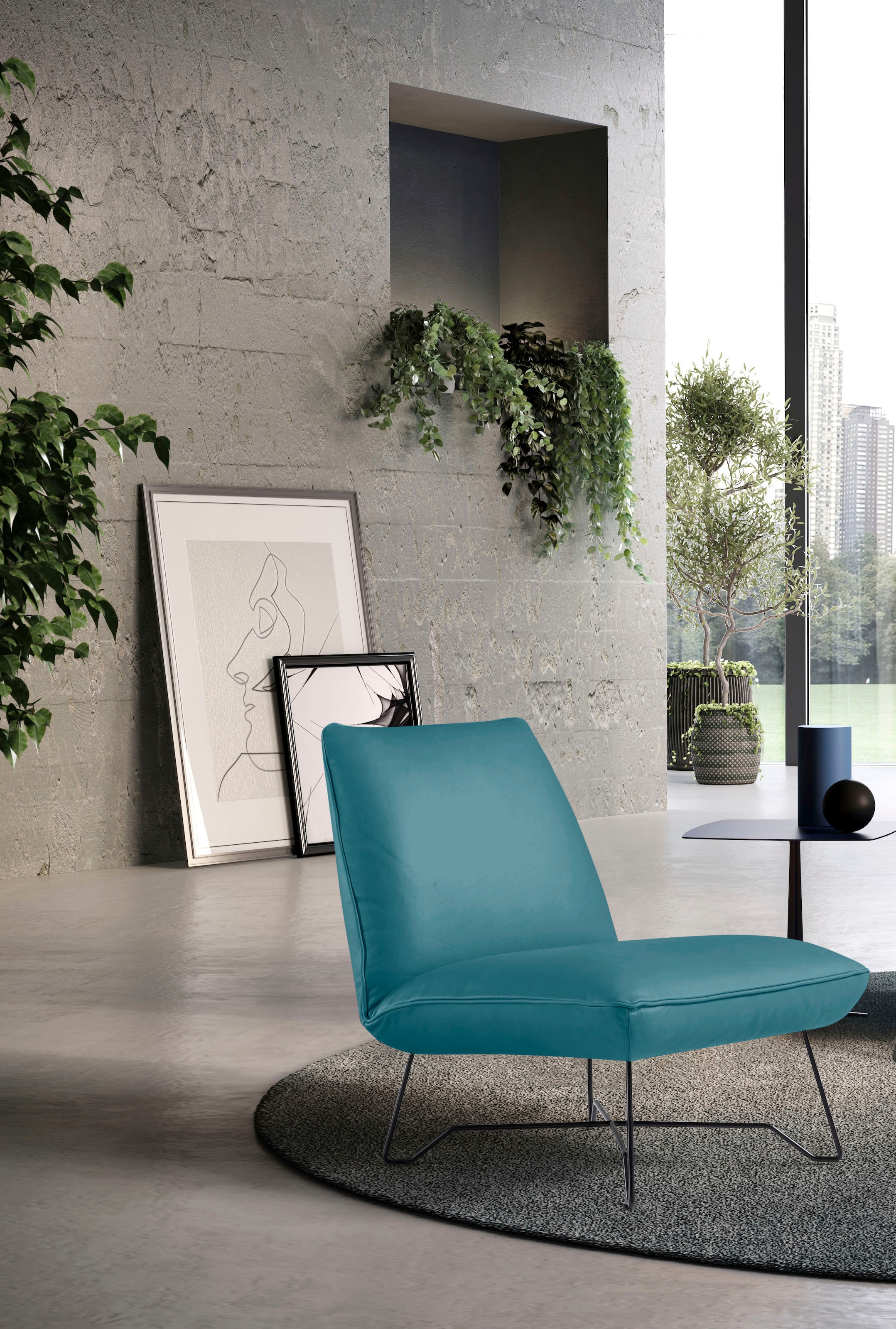 Egoitaliano Sessel »Lia Loungesessel, elegant und stylisch, toller Sitzkomfort«, extravaganter Designsessel, Solitärsessel