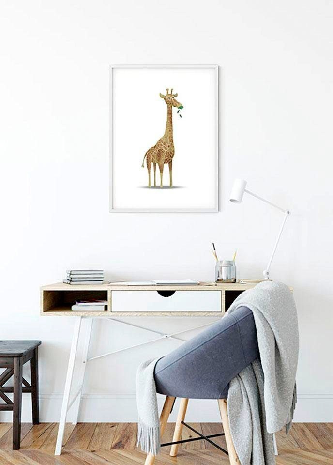 Komar Bild »Cute Animal Giraffe«, Tiere, (1 St.), Wandbild zur Dekoration - ohne Rahmen