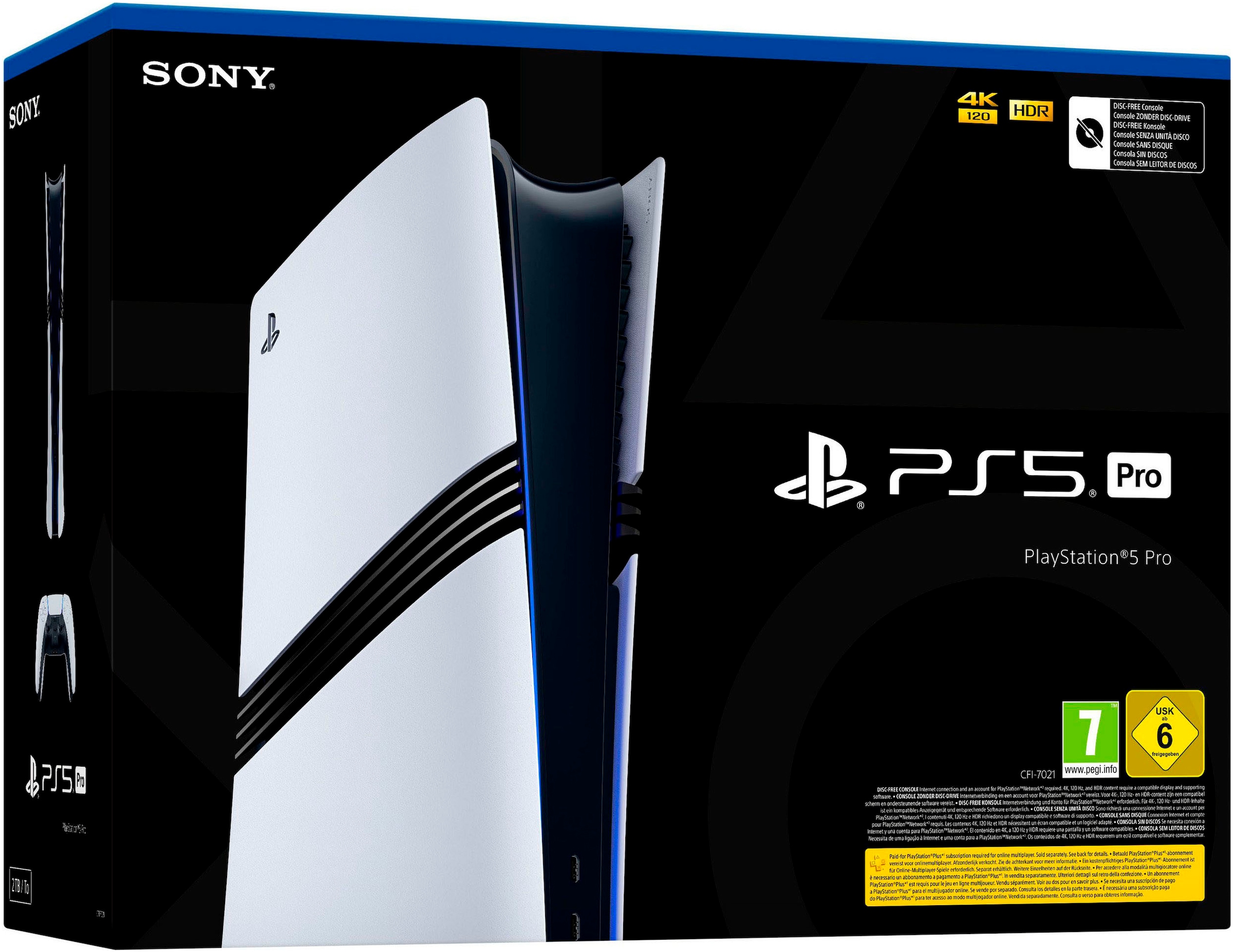 PlayStation 5 Konsolen-Set »PlayStation 5 Pro Konsole inkl. Disk-Laufwerk«, PlayStation 5 Pro Konsole inkl. Disk-Laufwerk