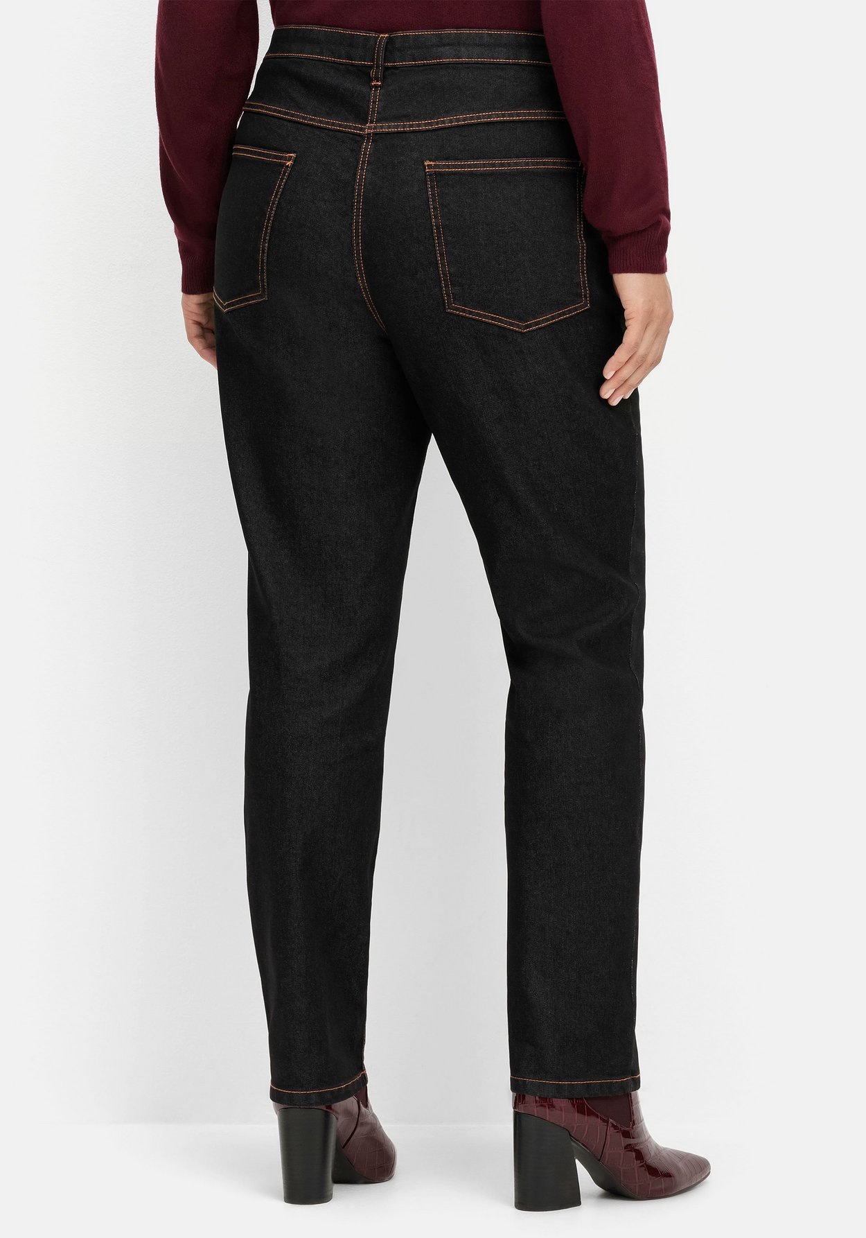Sheego Gerade Jeans »Gerade Thermojeans innen weich und wärmend angeraut«