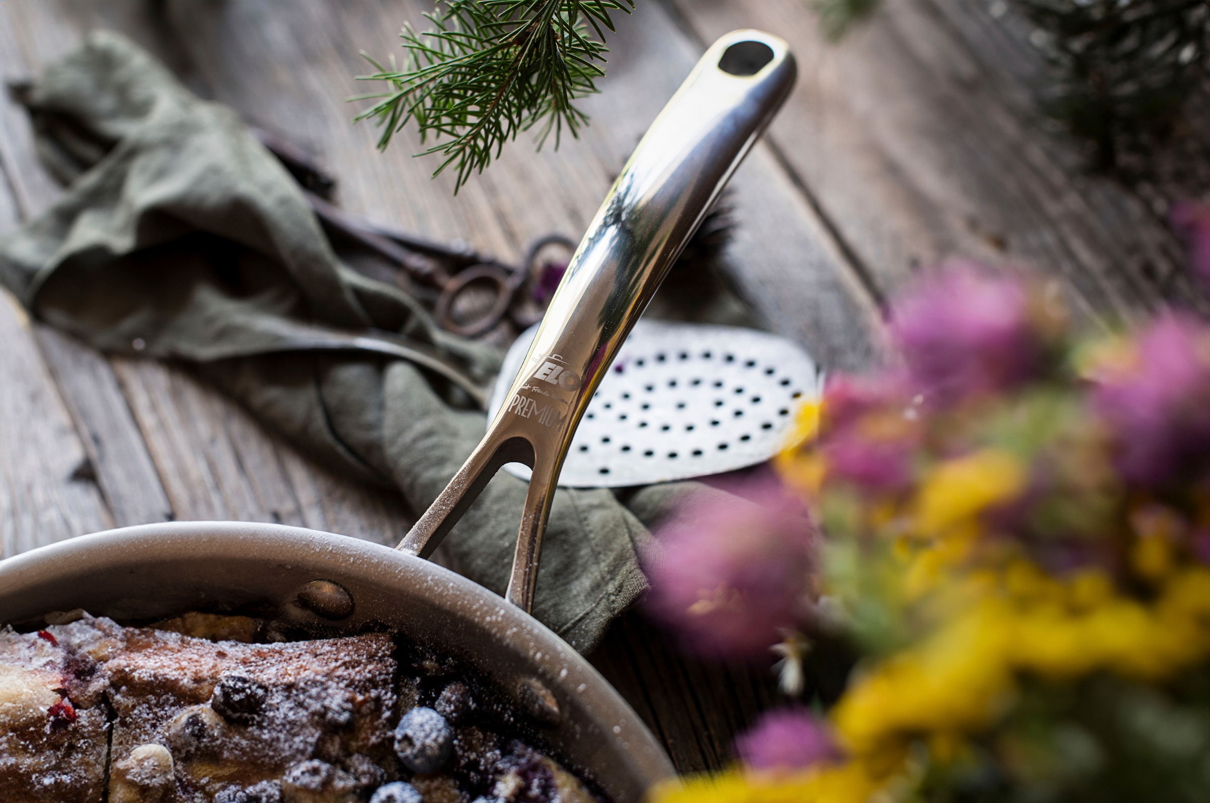 Elo Premium Bratpfanne »Relief Evolution« Edelstahl 18/10 1 tlg. tlg. einzigartiges Öl Dosiersystem, Induktion