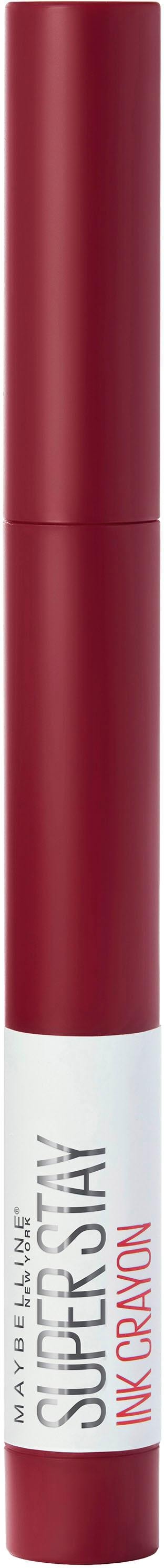 MAYBELLINE NEW YORK Lippenstift »Super Stay Ink Crayon« mit natürlichen Inhaltstoffen