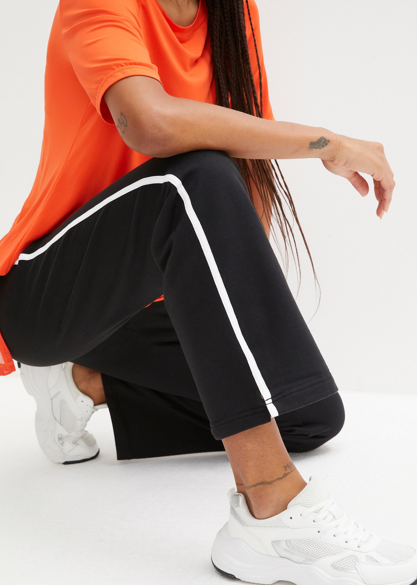 bonprix Sweathose  Sweathose aus reiner Baumwolle