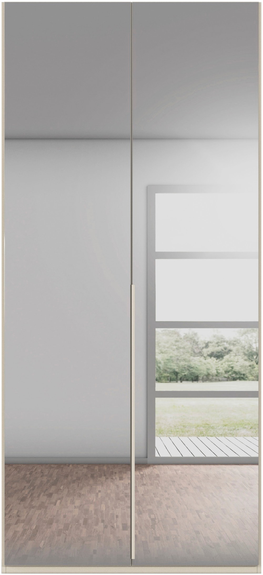 LeGer Home by Lena Gercke Kleiderschrank »Schrank Garderobe Ankleide Schlafzimmer Flur Serina«, (in 3 verschiedenen Ausstattungen BASIC/CLASSIC/PREMIUM), in 6 Breiten (101 - 401 cm) mit Front Glas oder Dekor MADE IN GERMANY