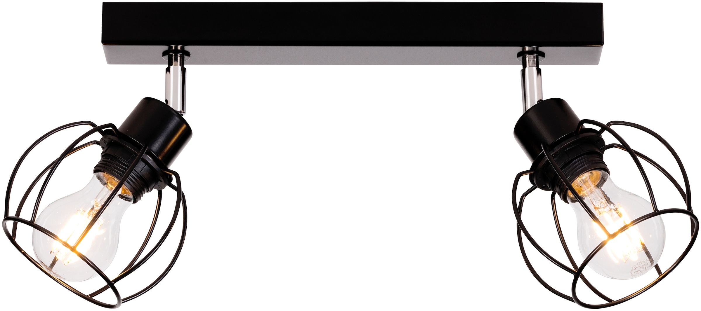 BRITOP LIGHTING Deckenleuchte »Phiphi«, 2 flammig, Leuchtmittel E27 | ohne Leuchtmittel-Leuchtmittel wechselbar, Dekorative Leuchte aus Metall, passende LM E27 / exkl., Made in Europe