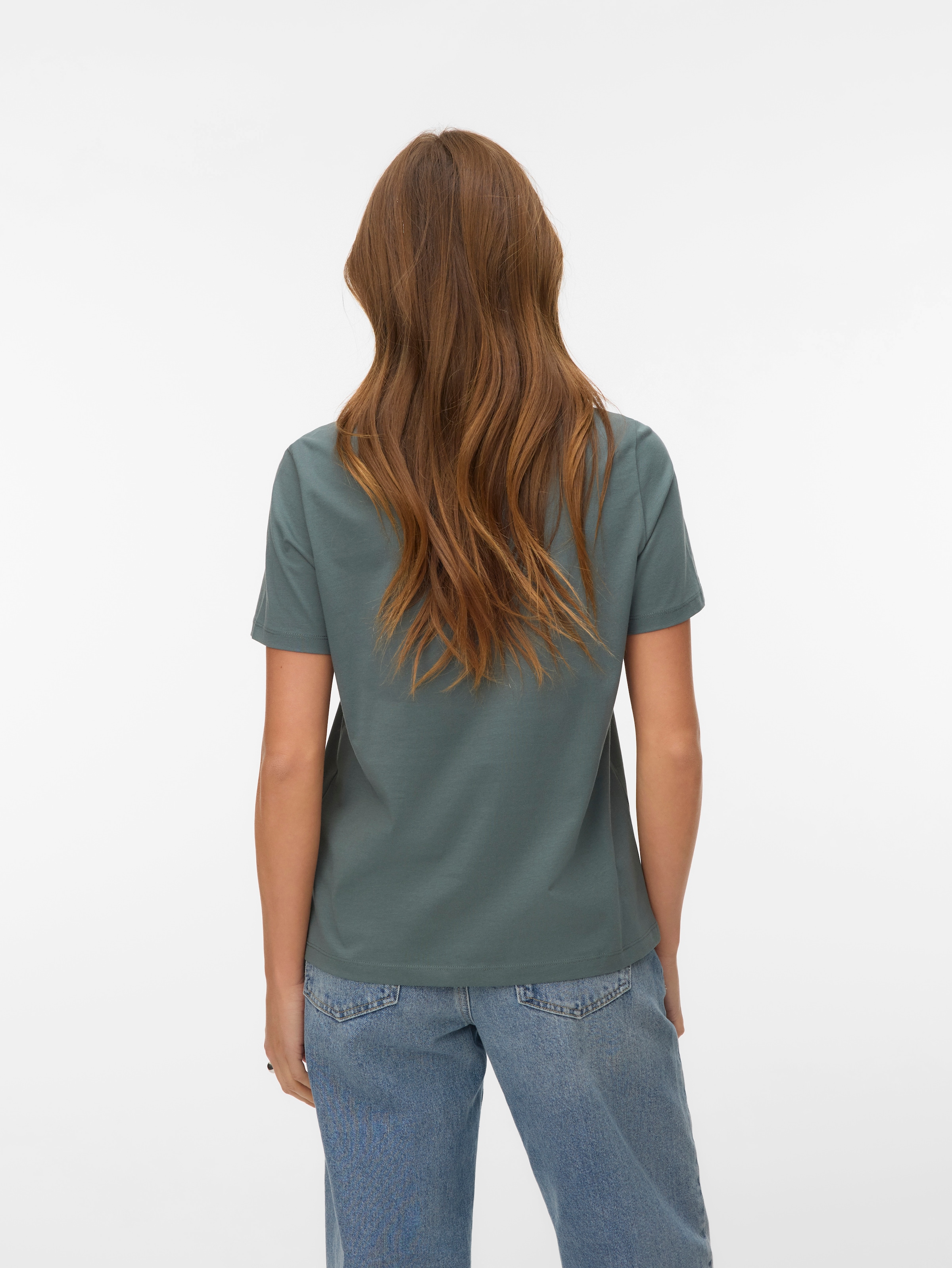 Vero Moda T-Shirt »VMPAULINA SS T-SHIRT 2-PACK JRS« Packung, 2 Baumwolle, regular fit