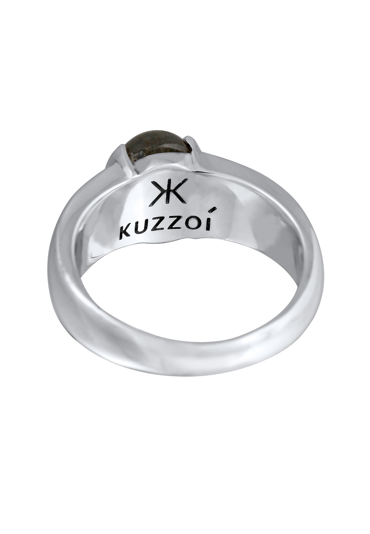 Kuzzoi Siegelring »Ring Herren Siegelring Labradorit 925 Silber«