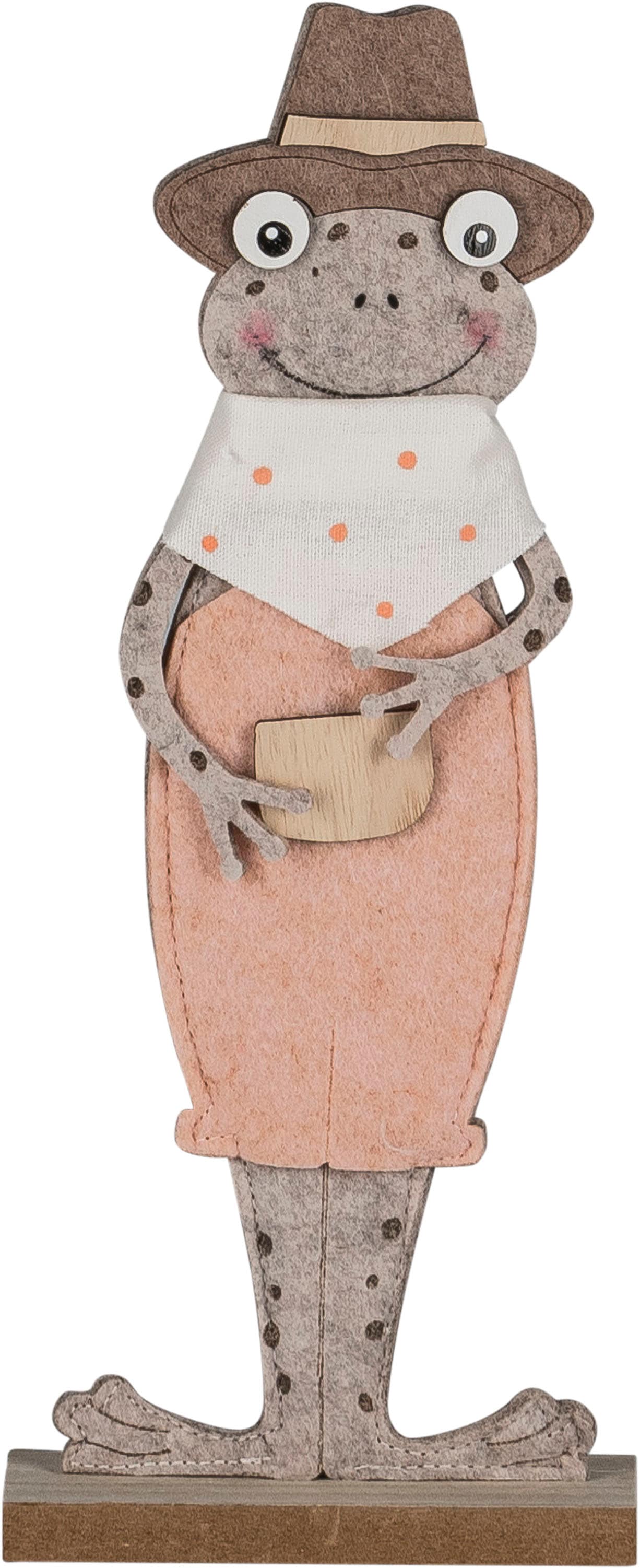 Creativ home Dekofigur »Frösche mit Gießkanne« mit niedlichen Applikationen