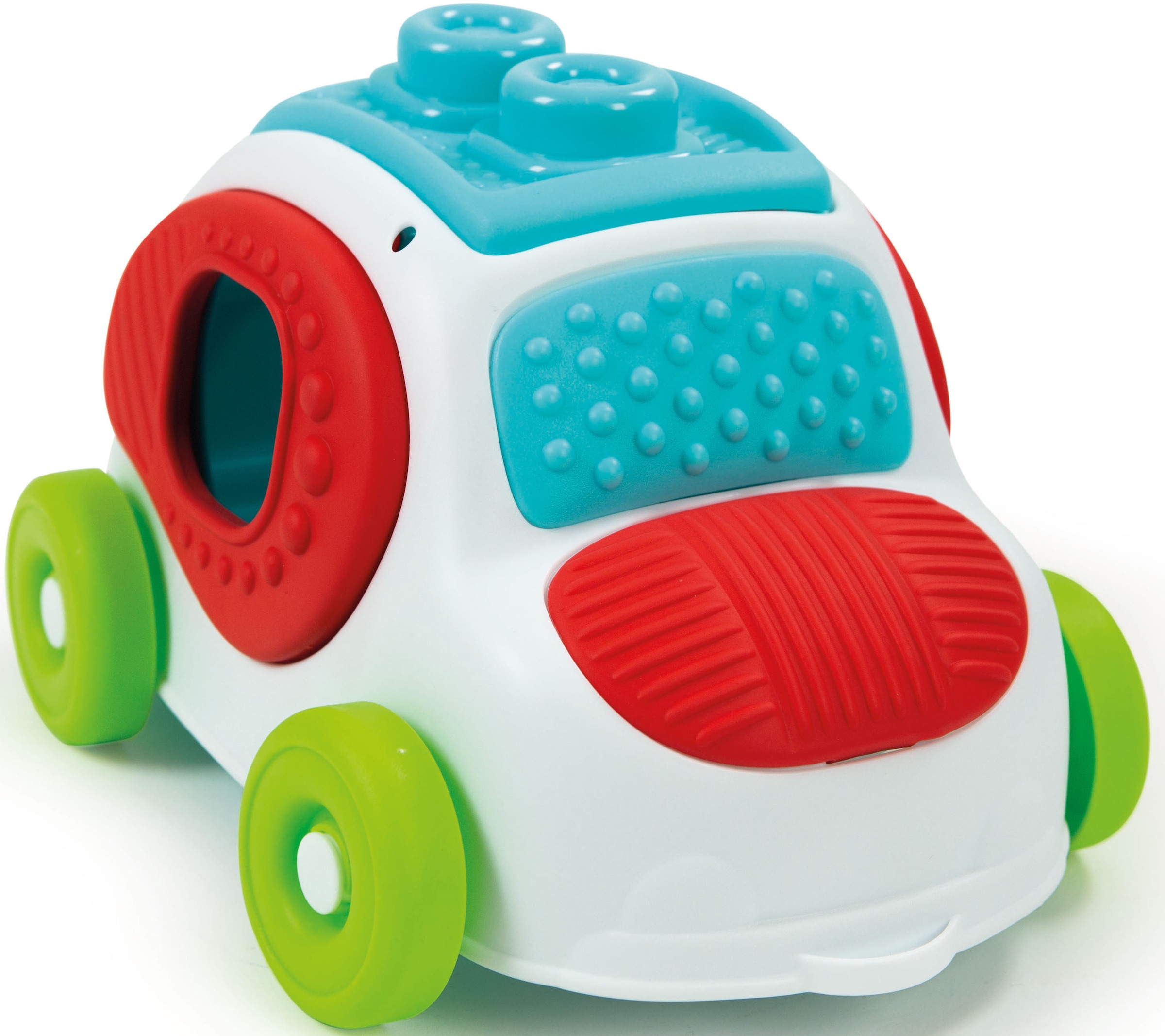 Clementoni® Spielbausteine »Clemmy Soft, Sensorisches Auto«, (9 St.), Made in Europe