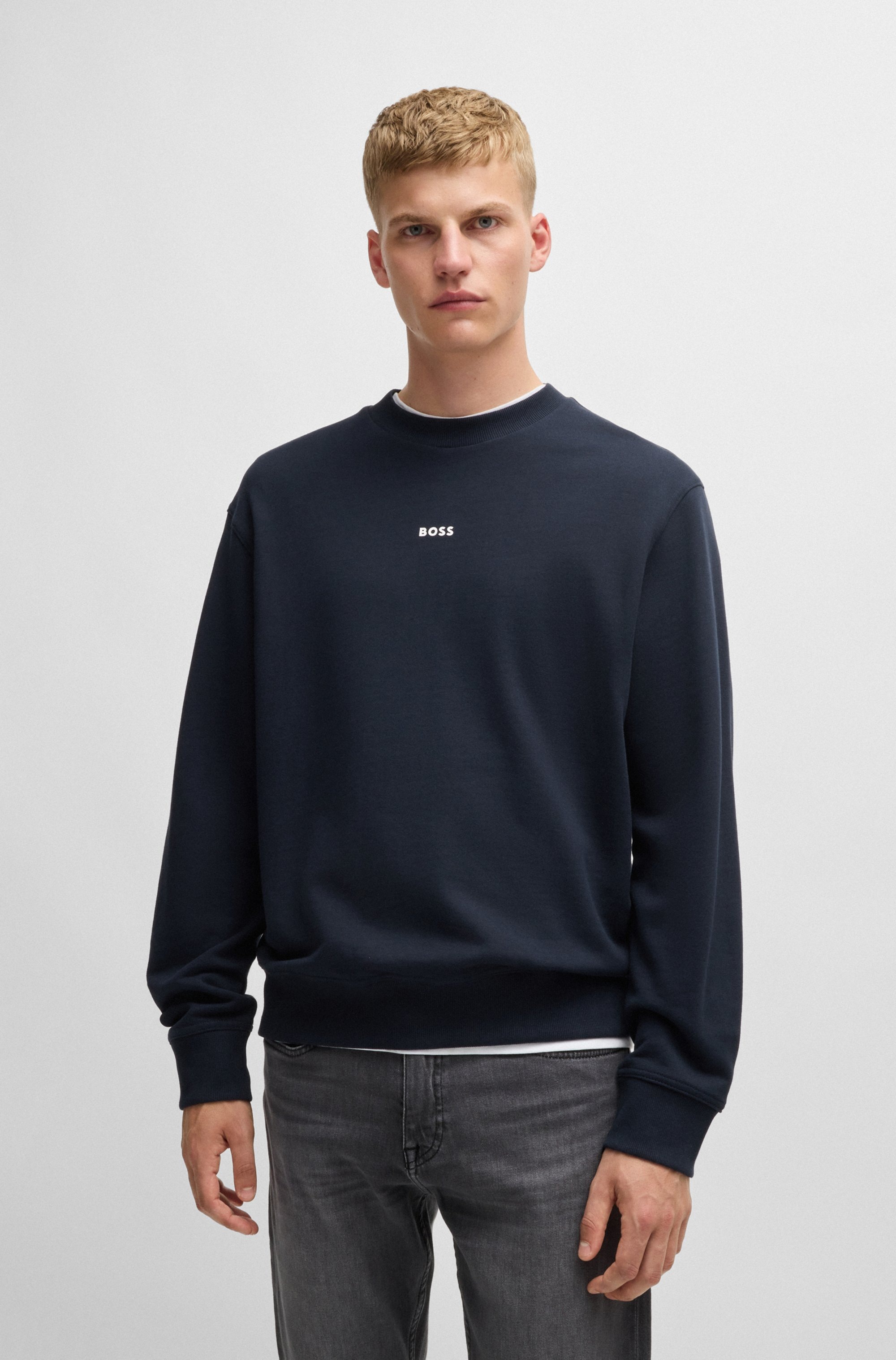 BOSS ORANGE Sweatshirt »WeSmallcrew«, mit Logo auf der Brust