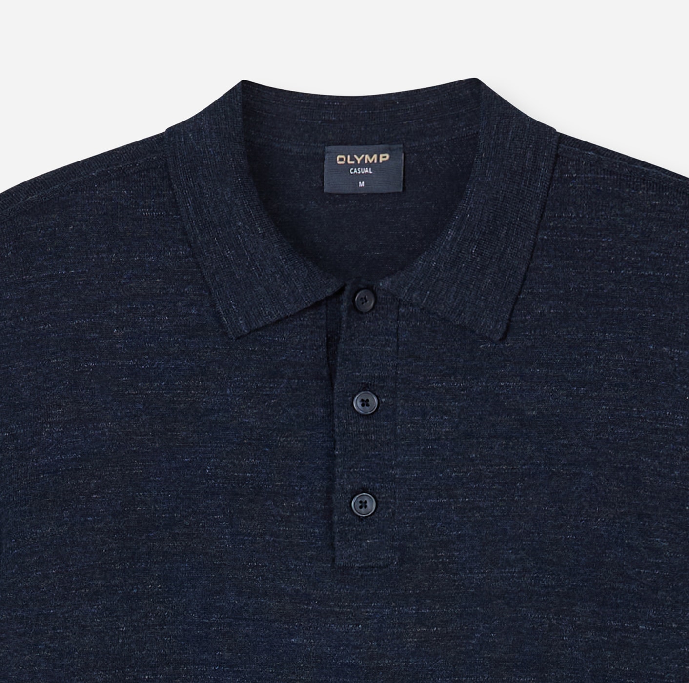 OLYMP Poloshirt »Strick Casual« mit Knopfleiste, regular fit