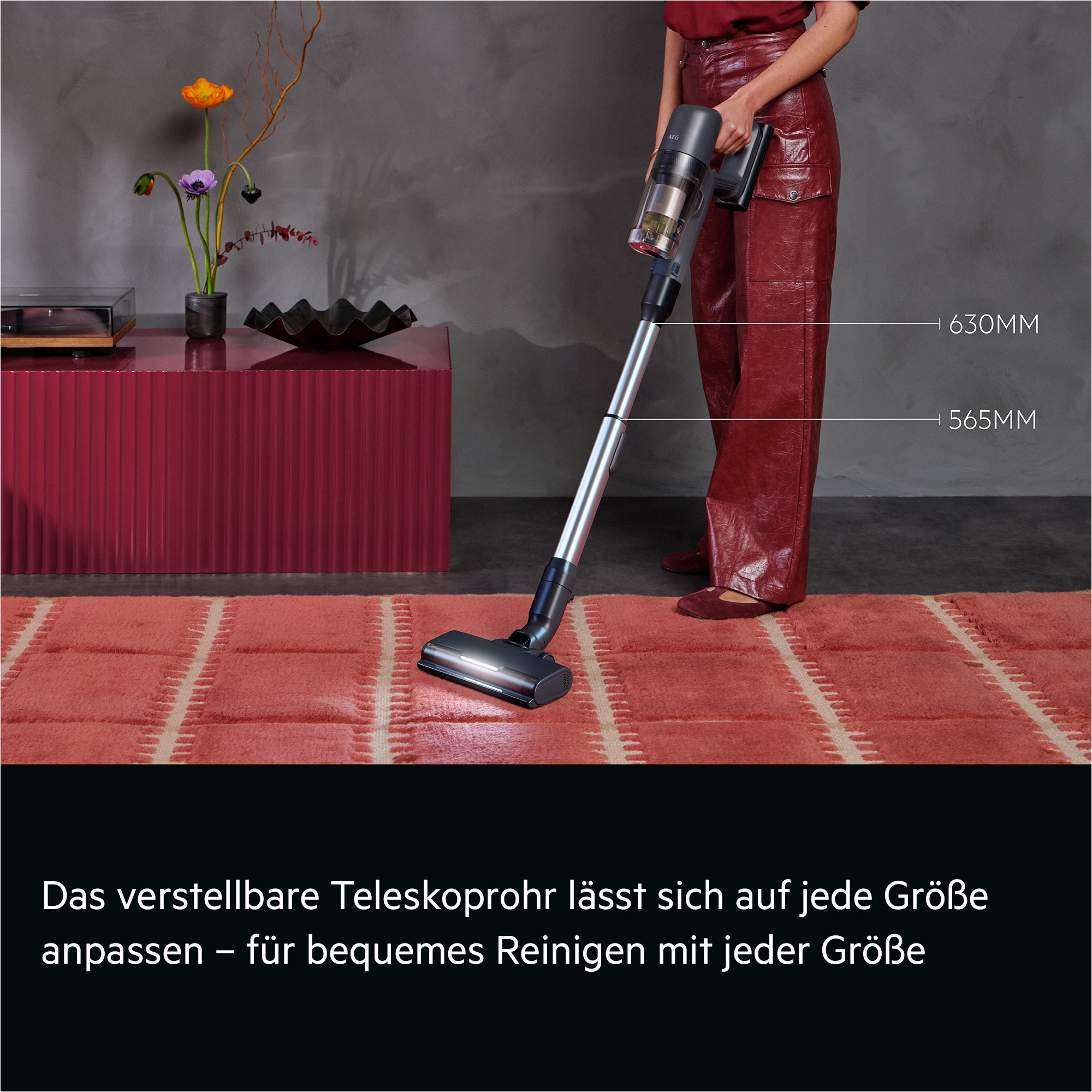 AEG Akku-Hand-und Stielstaubsauger »AP72AF21DG« Leicht & leistungsstark‑HEPA‑Filter: 99,99 % reinere Luft im Zuhause