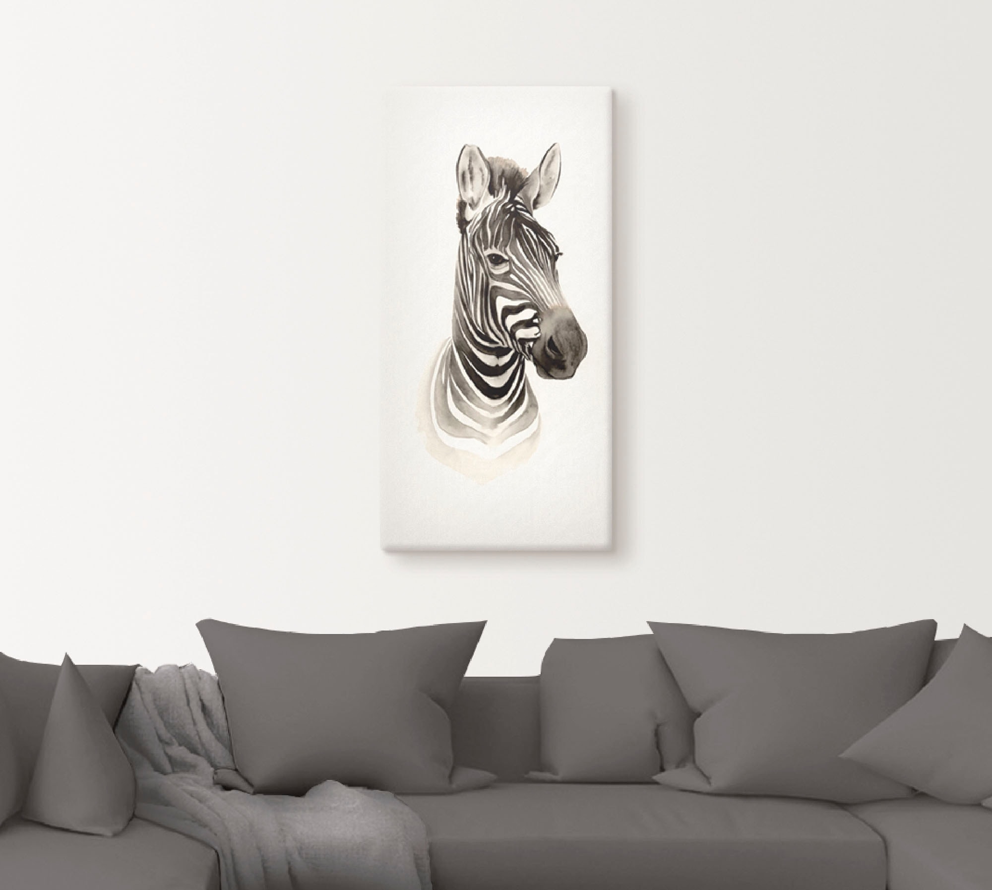 Artland Wandbild »Safari Porträt I«, Wildtiere, (1 St.), als Alubild, Outdoorbild, Leinwandbild, Wandaufkleber, versch. Größen