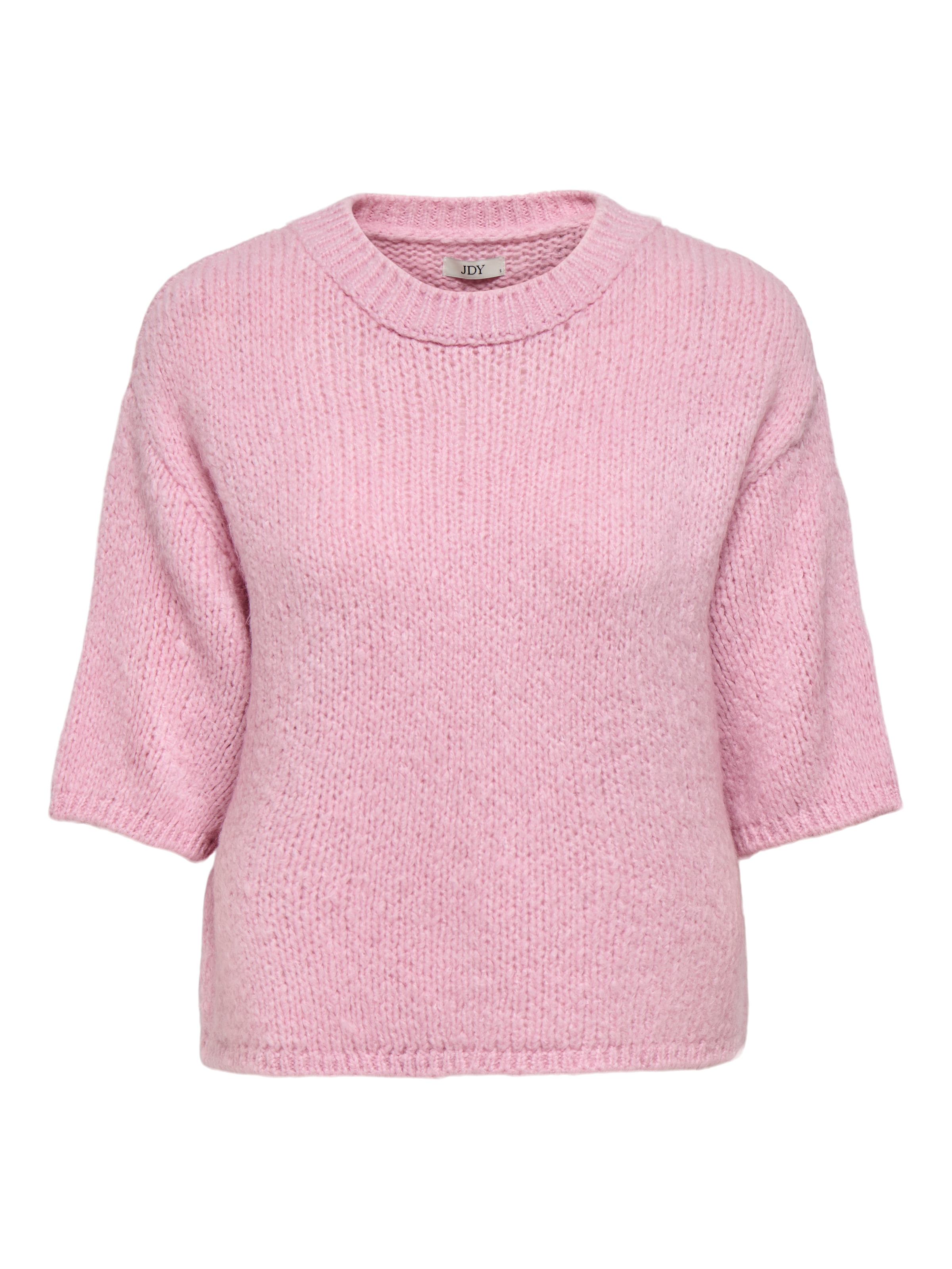 JDY Strickpullover »JDYLINEA S/S PULLOVER O-NECK KNT NOOS« Kunstfaser, Knit Fit