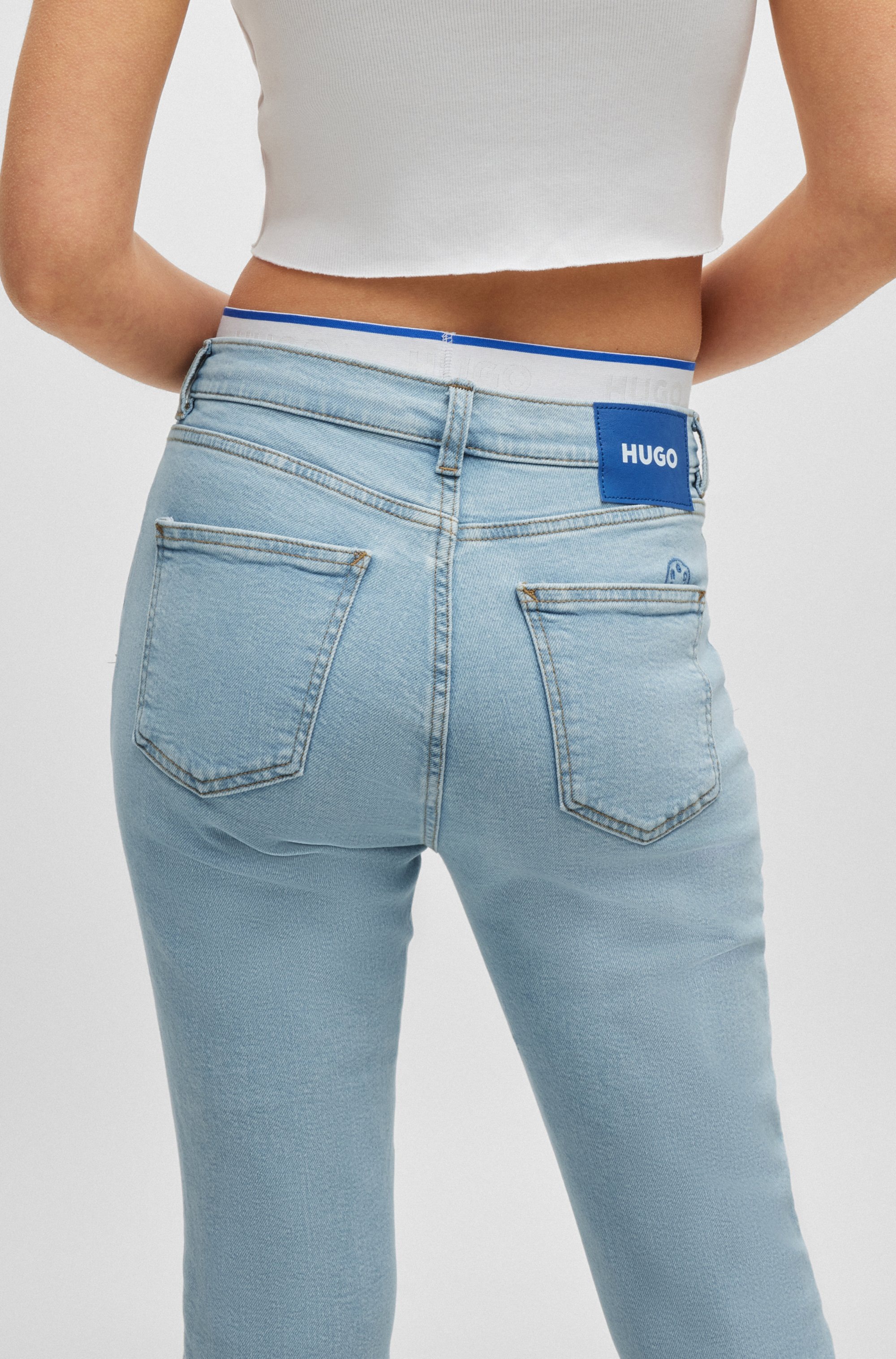 HUGO Blue Skinny-fit-Jeans »Malu«, Skinny Fit mit mittlerer Leibhöhe