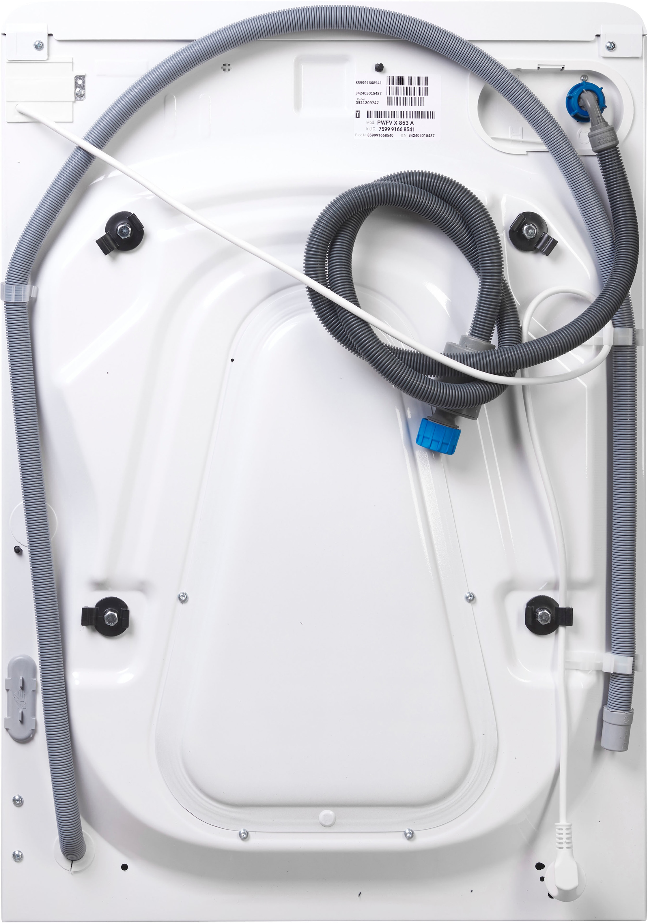 Privileg Waschmaschine »PWFV X 853 A«, 8 kg, 1400 U/min, Dampf-Programme für Baumwolle und Hemden – glättet die Fasern