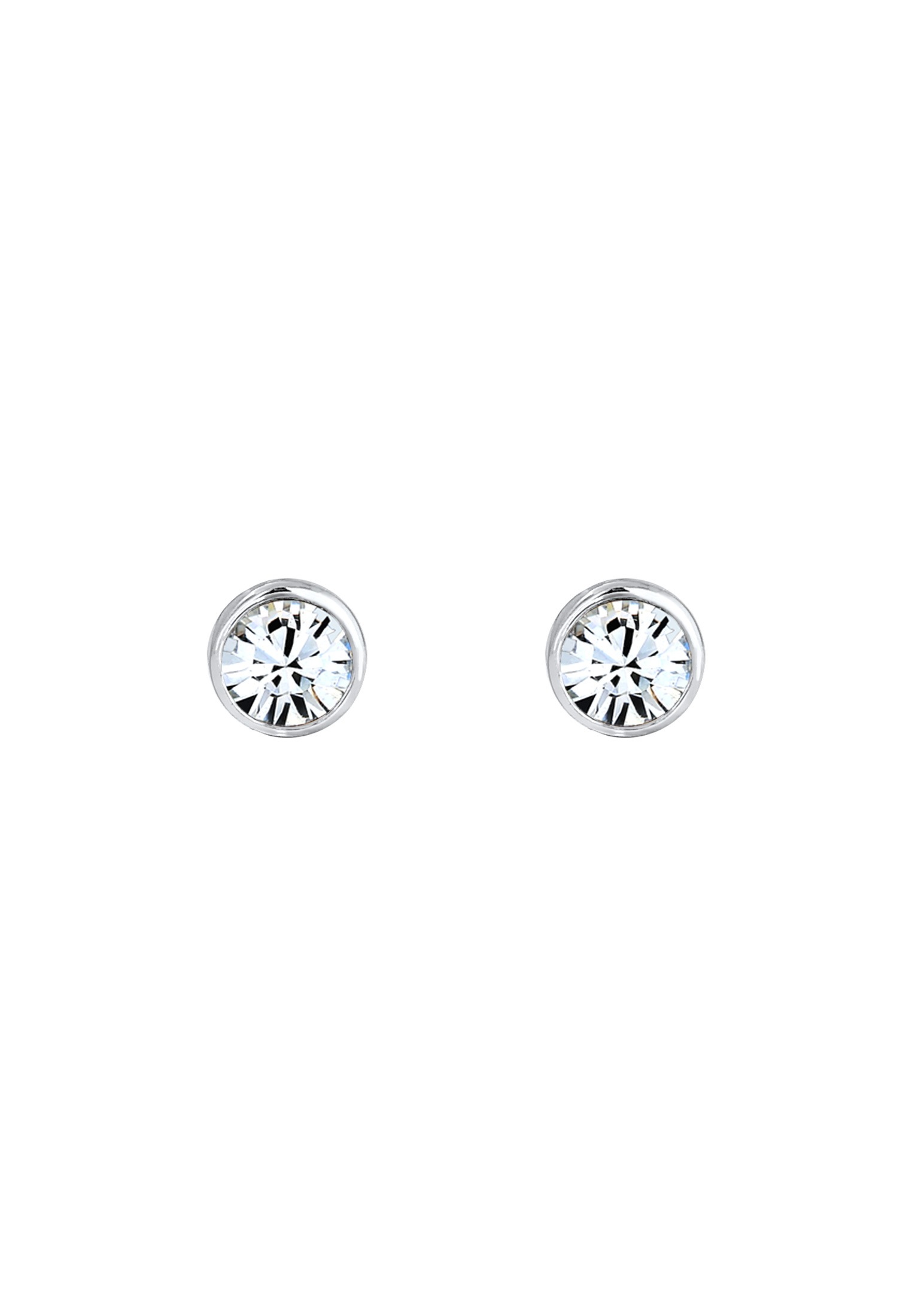 Elli Paar Ohrstecker »Ohrringe Ohrstecker Basic 925 Silber, mit Kristallen von Swarovski®«