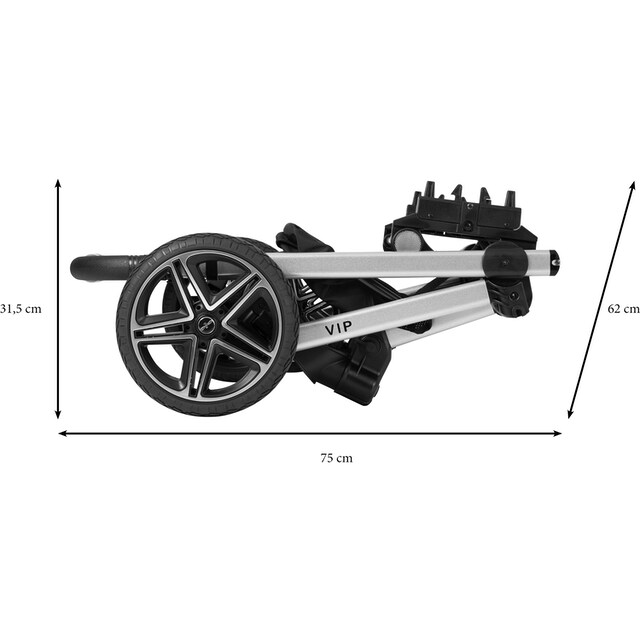 Hartan Kombi-Kinderwagen »VIP GTX - Casual Collection«, 22 kg, mit  Falttasche; Made in Germany bei OTTO