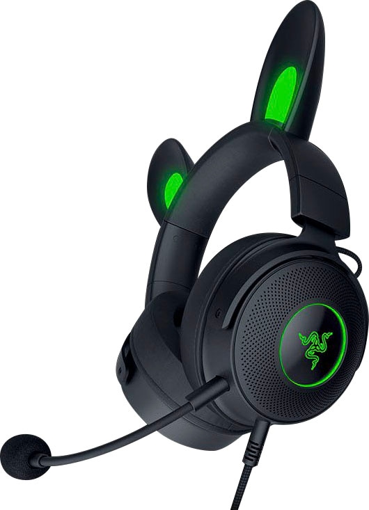 RAZER Gaming-Headset »Kraken Kitty V2 Pro«, Mikrofon abnehmbar-Stummschaltung-Rauschunterdrückung