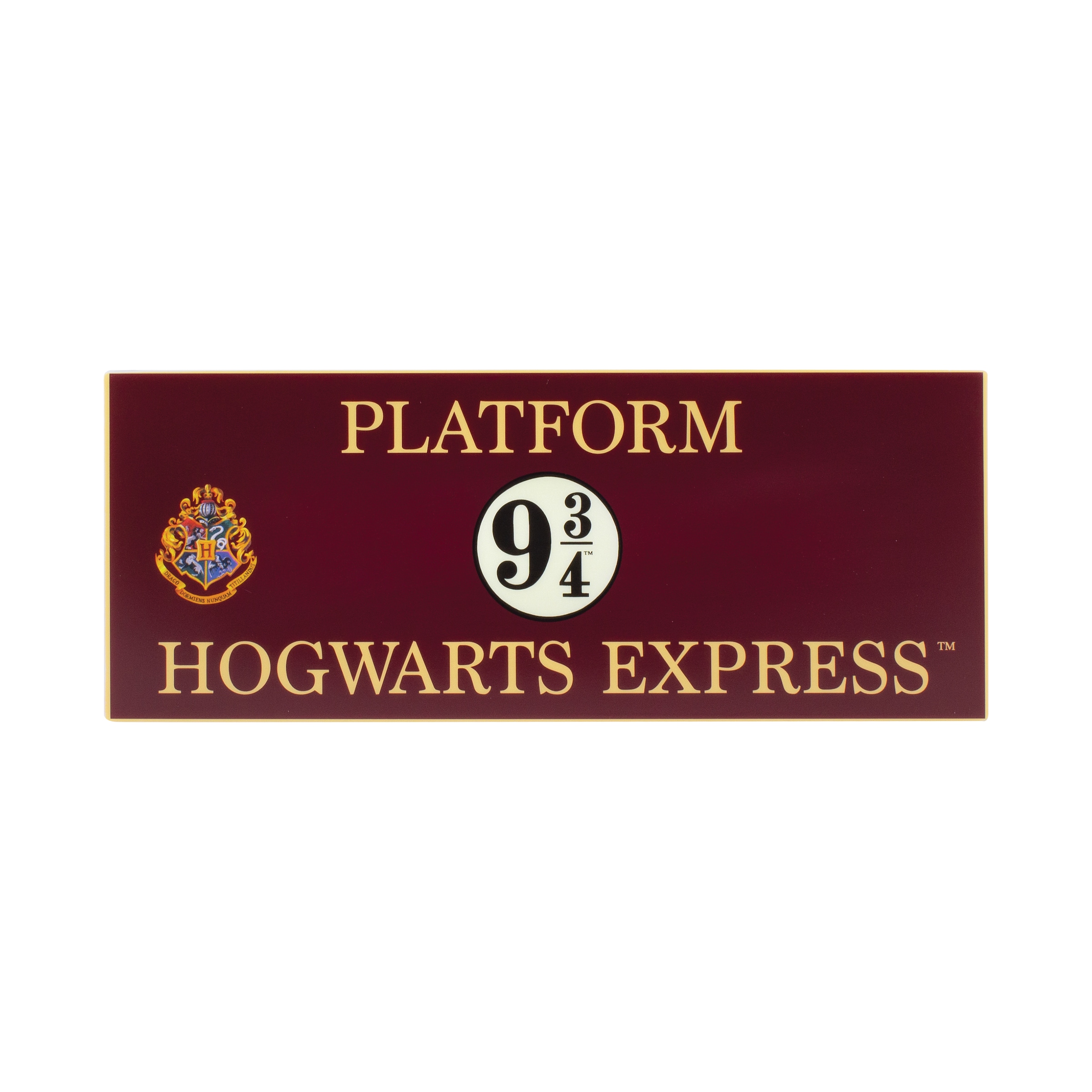 LED Dekolicht »Harry Potter Hogwarts Express Gleis 9 3/4 Logo Leuchte«