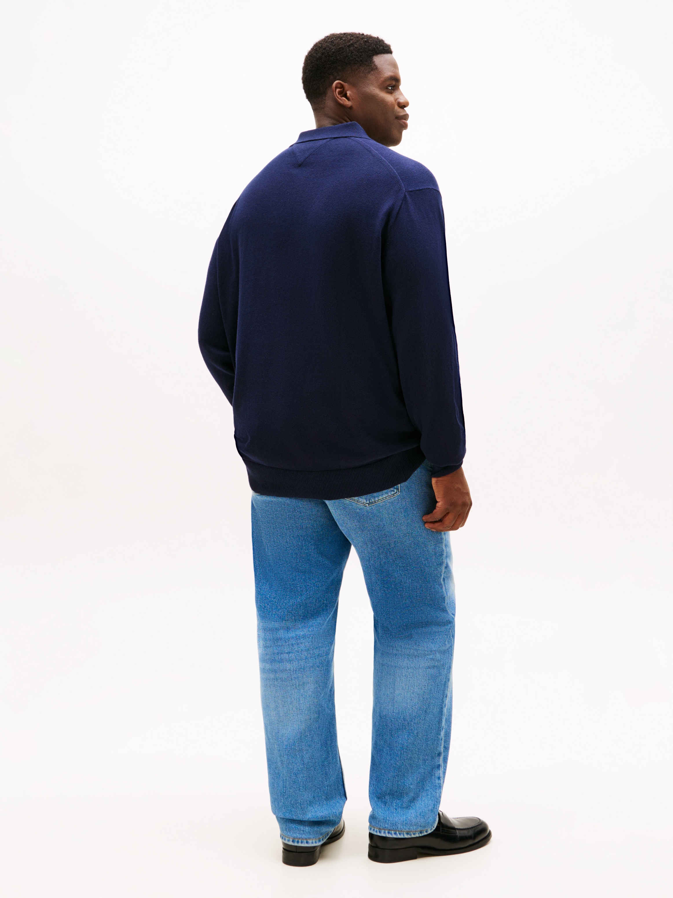 Tommy Hilfiger Big & Tall Polokragenpullover »BT-PIMA ORG CTN CASH«, Große Größen, regular fit, Polokragen