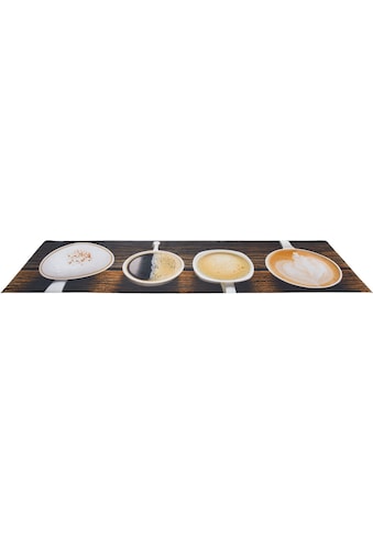 Andiamo Küchenläufer »Kaffeetassen«, rechteckig, 3 mm Höhe, Läufermatte aus Vinyl,... kaufen
