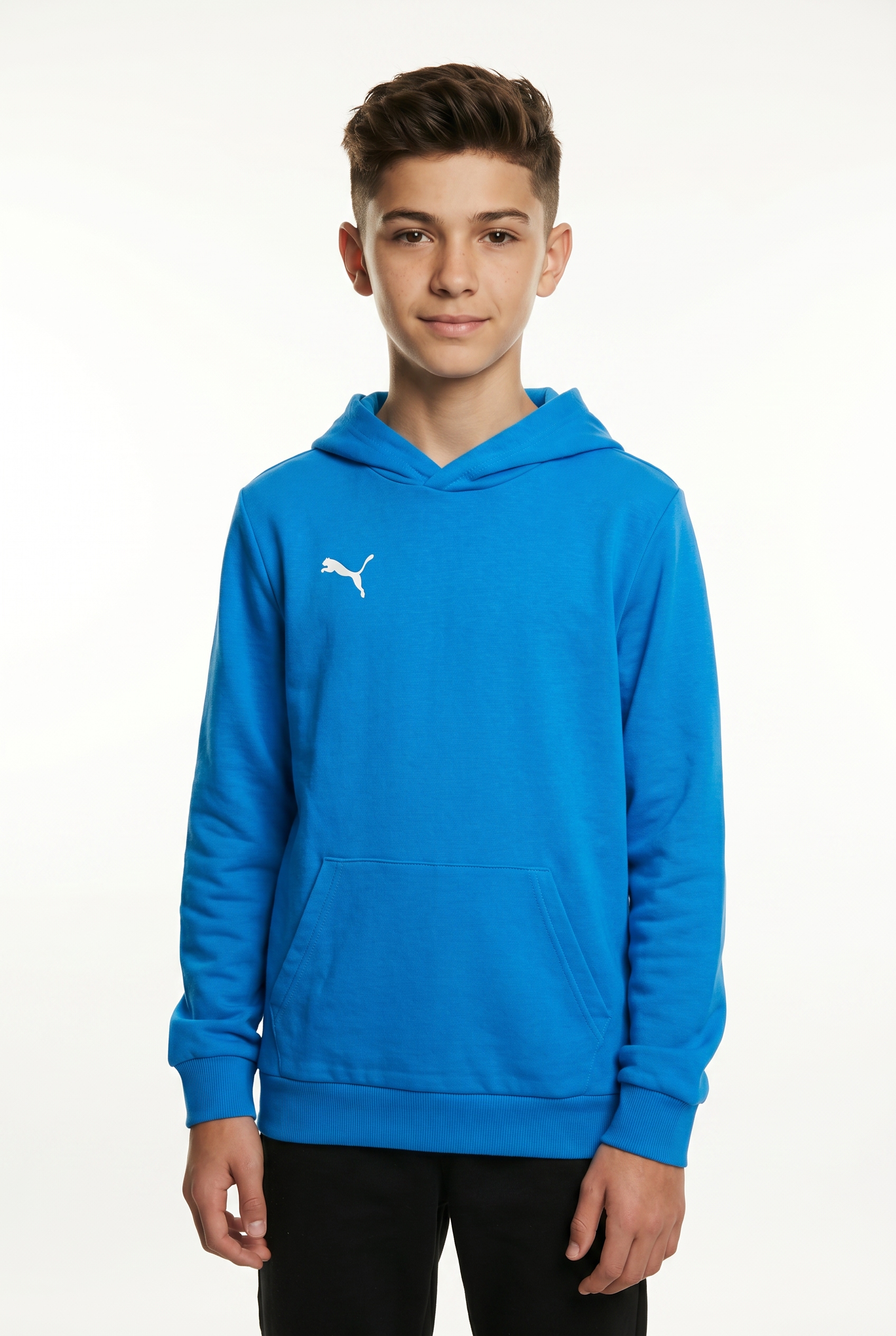 PUMA Kapuzensweatshirt »TEAMGOAL CASUALS HOODY JR«, mit Kapuze, normale Kragenform, reguläre Passform, für Jugendliche
